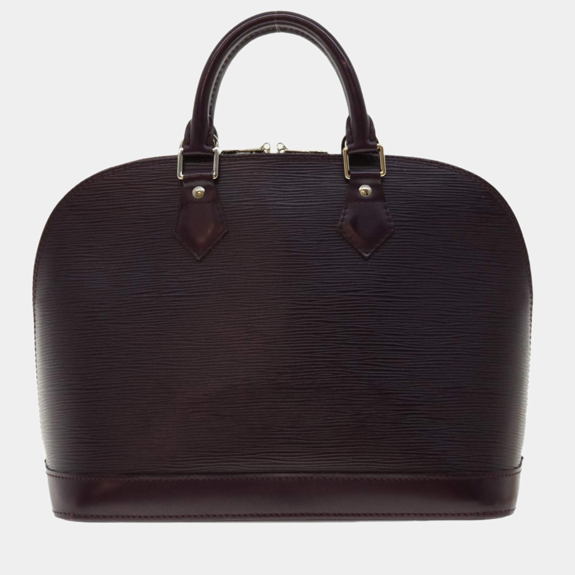 Louis Vuitton Brown Epi leather Alma bag Louis Vuitton