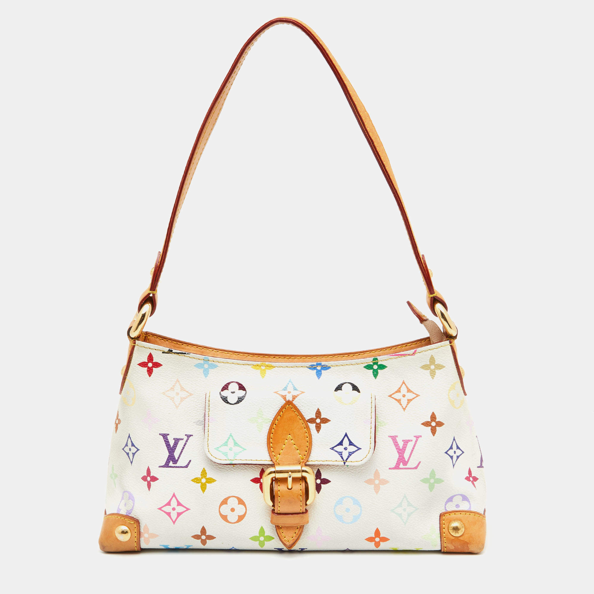 Louis Vuitton, Bags, Louis Vuitton Louis Vuitton Monogram Multicolor Eliza  Shoulder Bag One Semi B