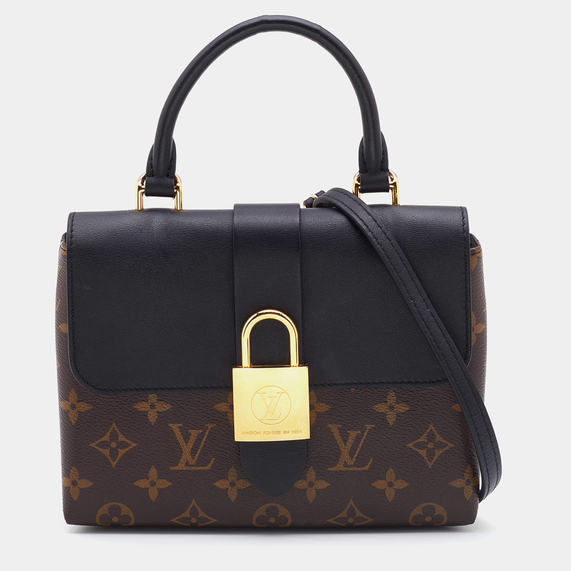 Pre Owned Louis Vuitton Monogram Canvas Locky BB Bag