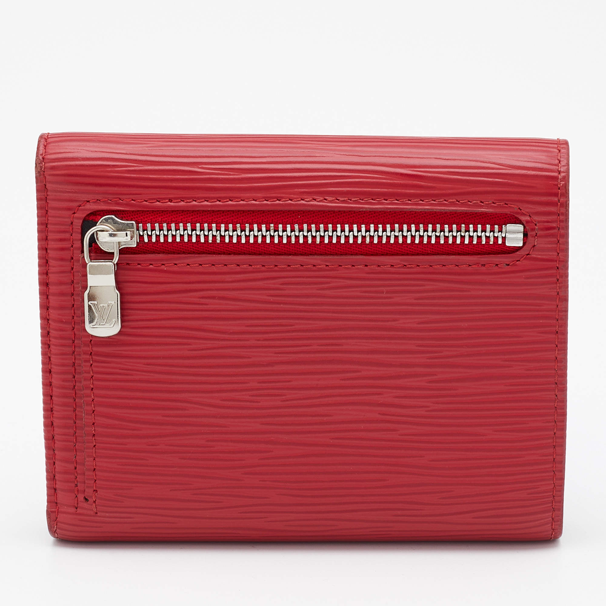 Louis Vuitton Zippy Wallet Rouge Epi Red Leather