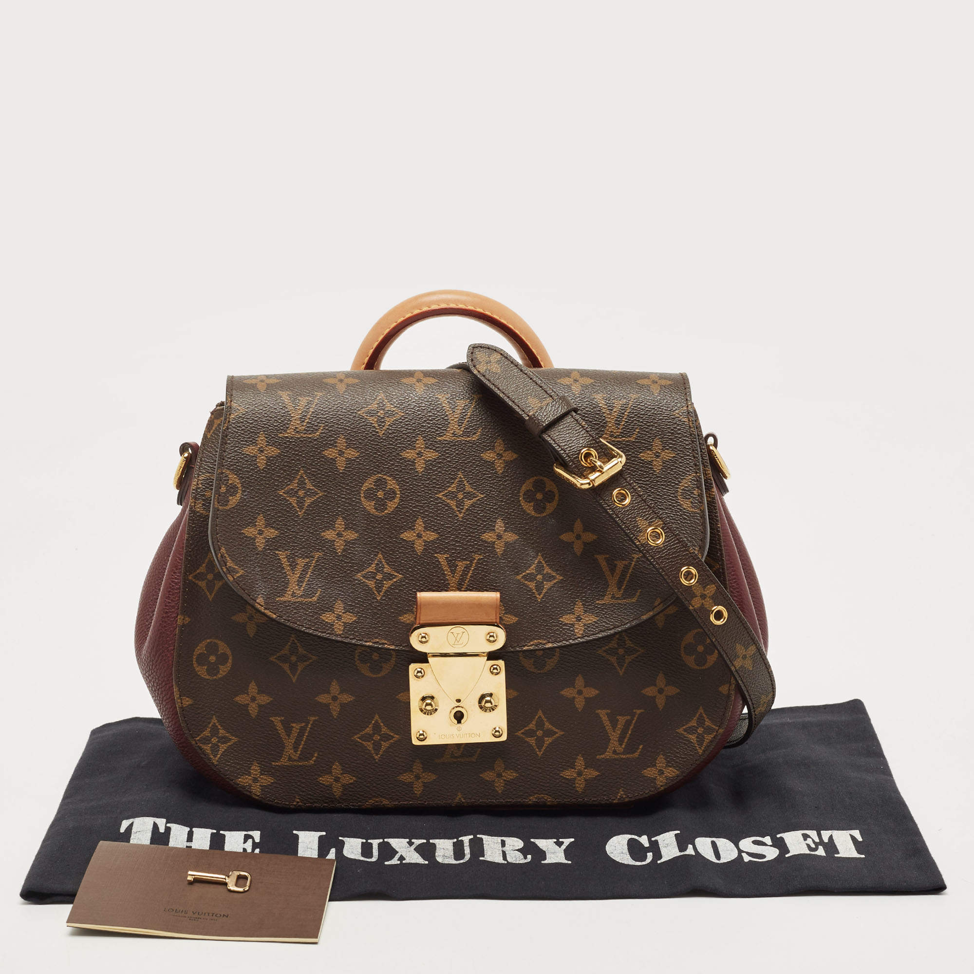 Louis Vuitton Monogram Eden MM M40759 Women's Handbag Aurore,Monogram