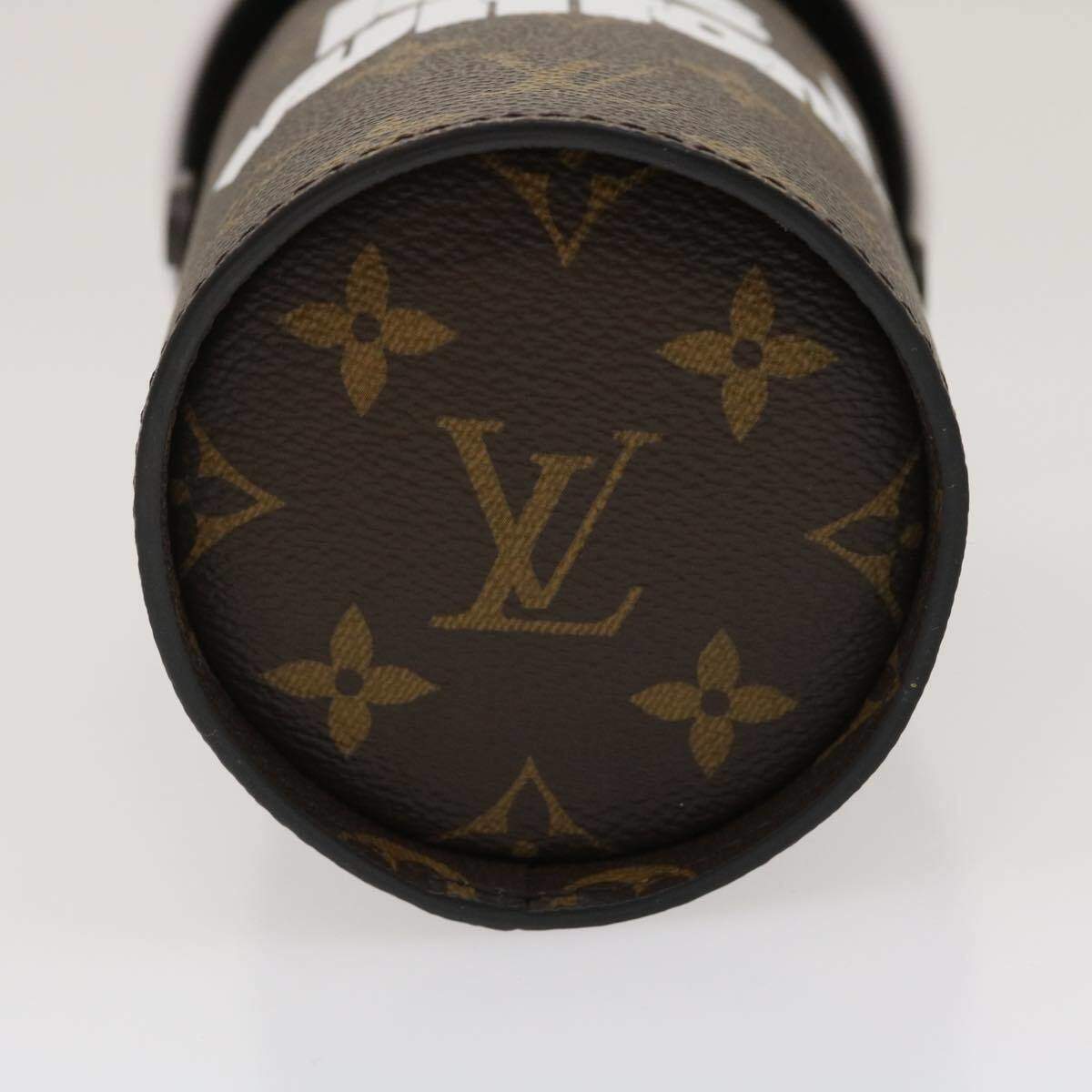Louis Vuitton Coffee Cup Convertible Pouch Everyday Signature Vintage  Monogram Canvas Brown 217940196