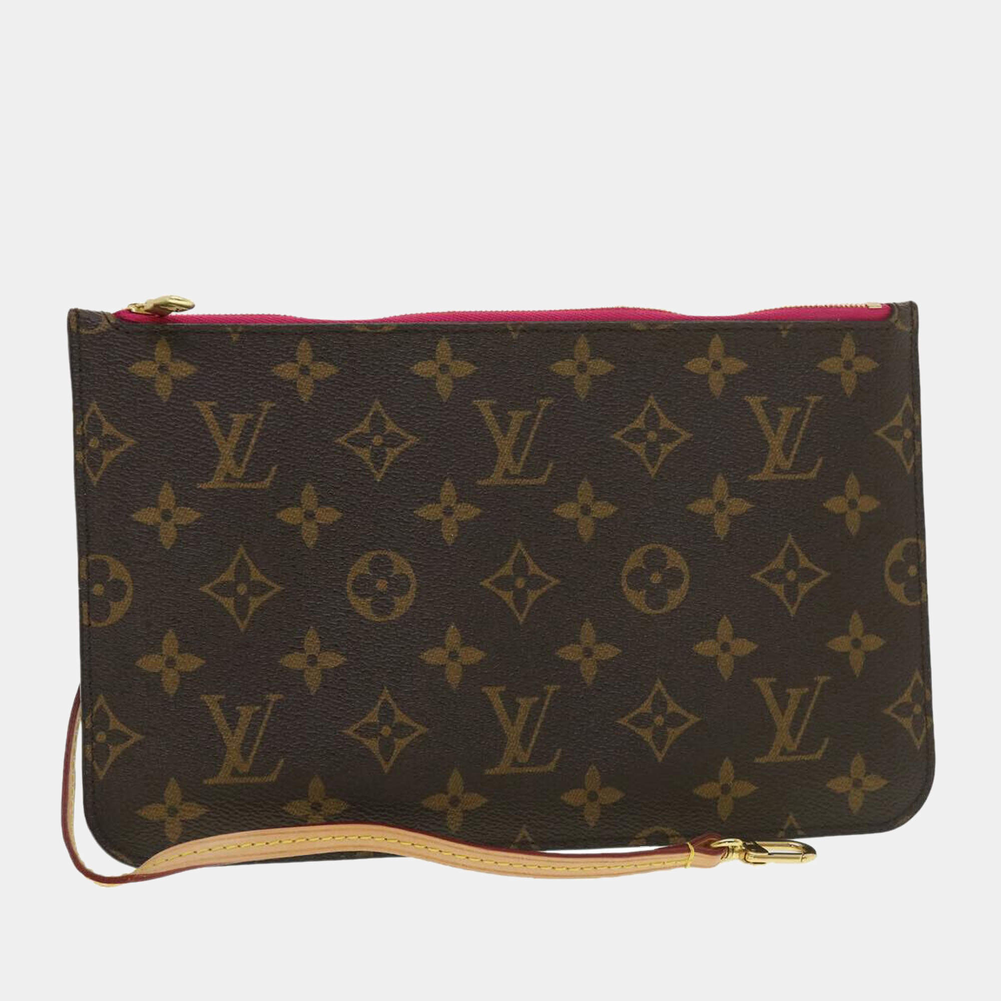 Pre Owned Louis Vuitton Monogram Neverfull MM Pouch