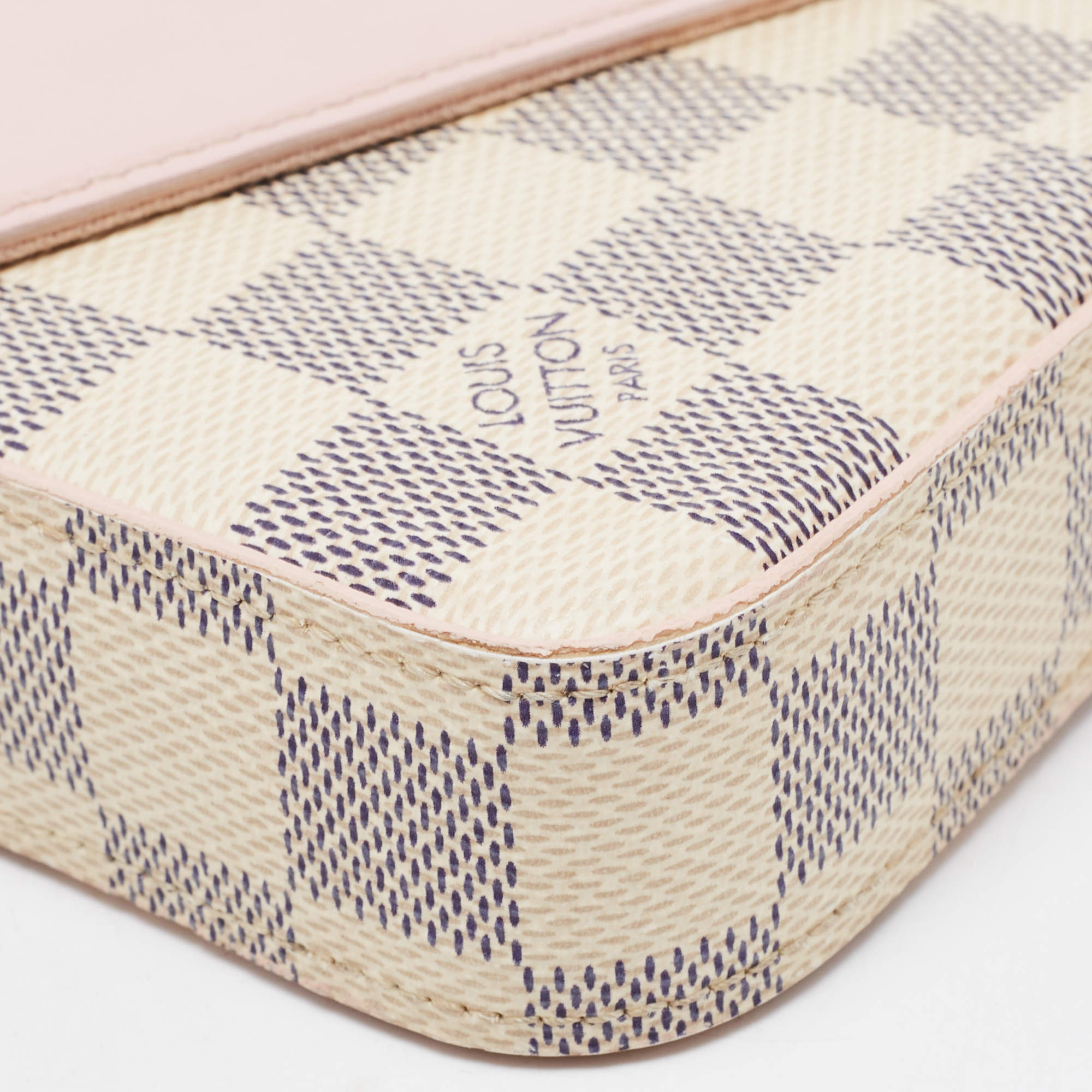 Pochette Felicie Damier Azur – Keeks Designer Handbags