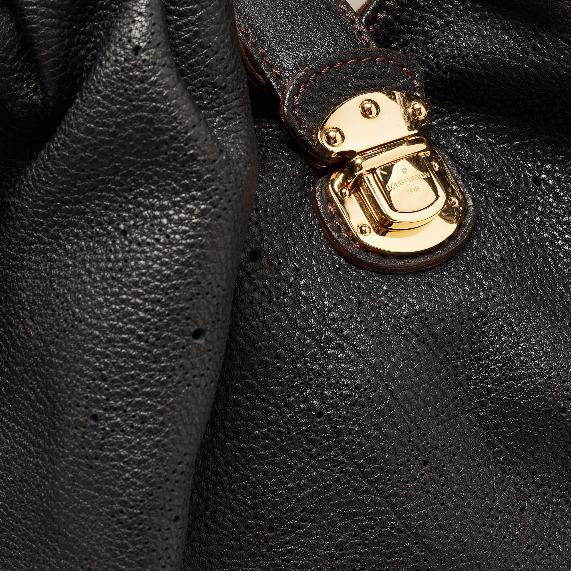 Louis Vuitton Noir Monogram Patent Leather Limited Edition Surya L Bag  Louis Vuitton