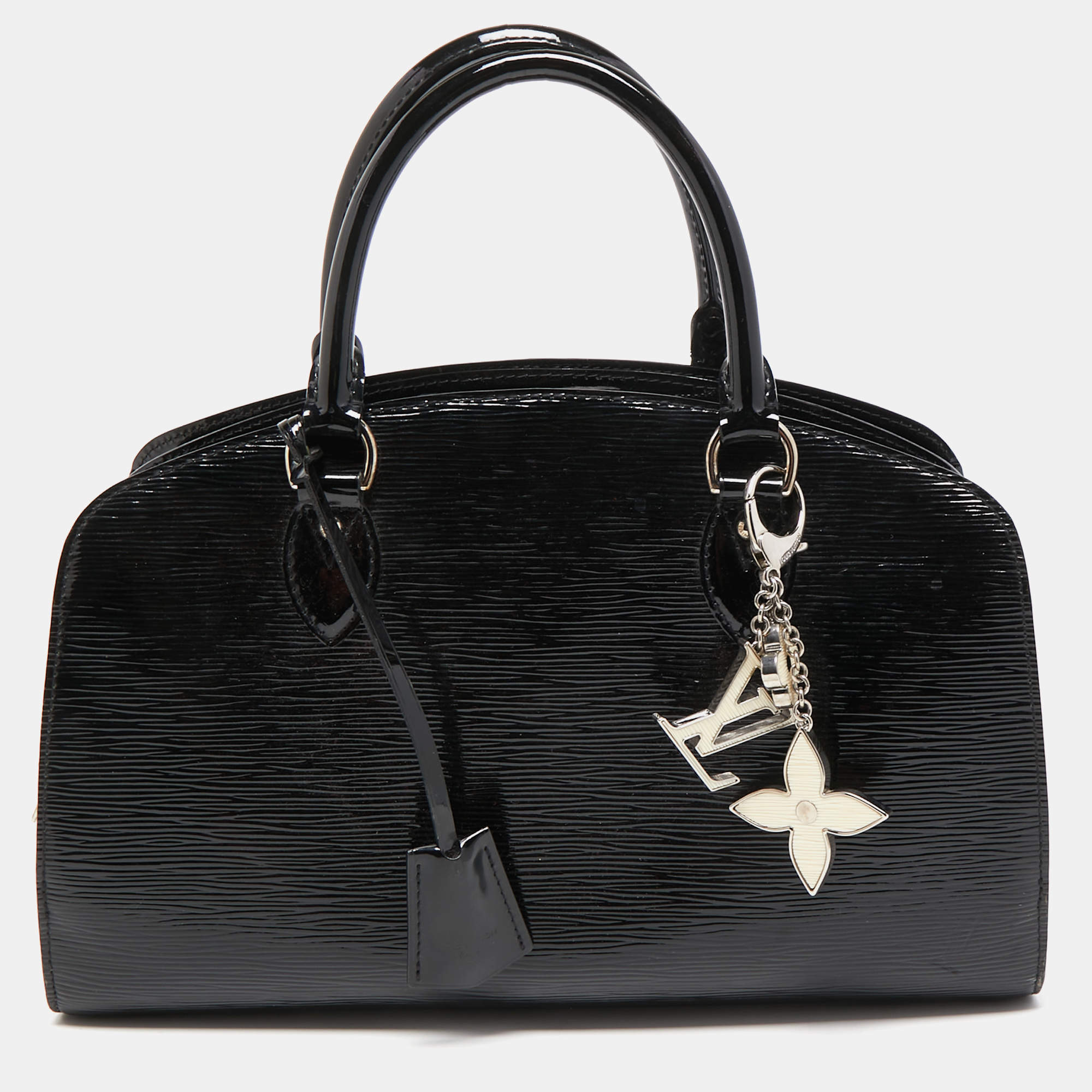 Pre Owned Louis Vuitton Black Electric Epi Leather Jasmine Satchel