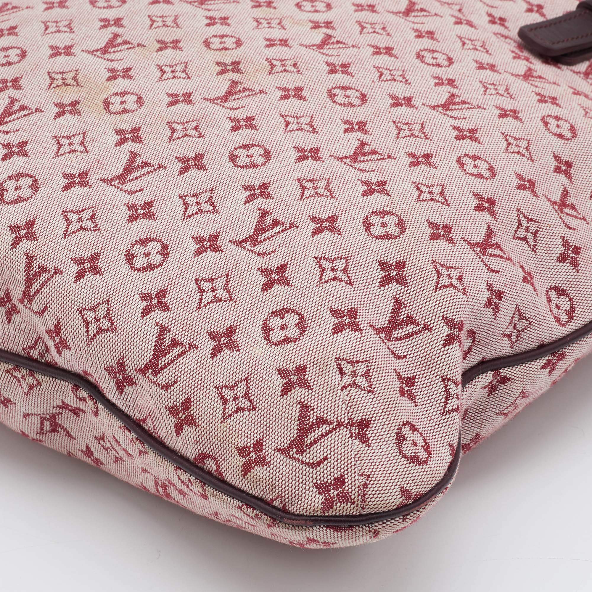 Louis Vuitton Cherry Monogram Mini Lin Francoise Shoulder Bag w