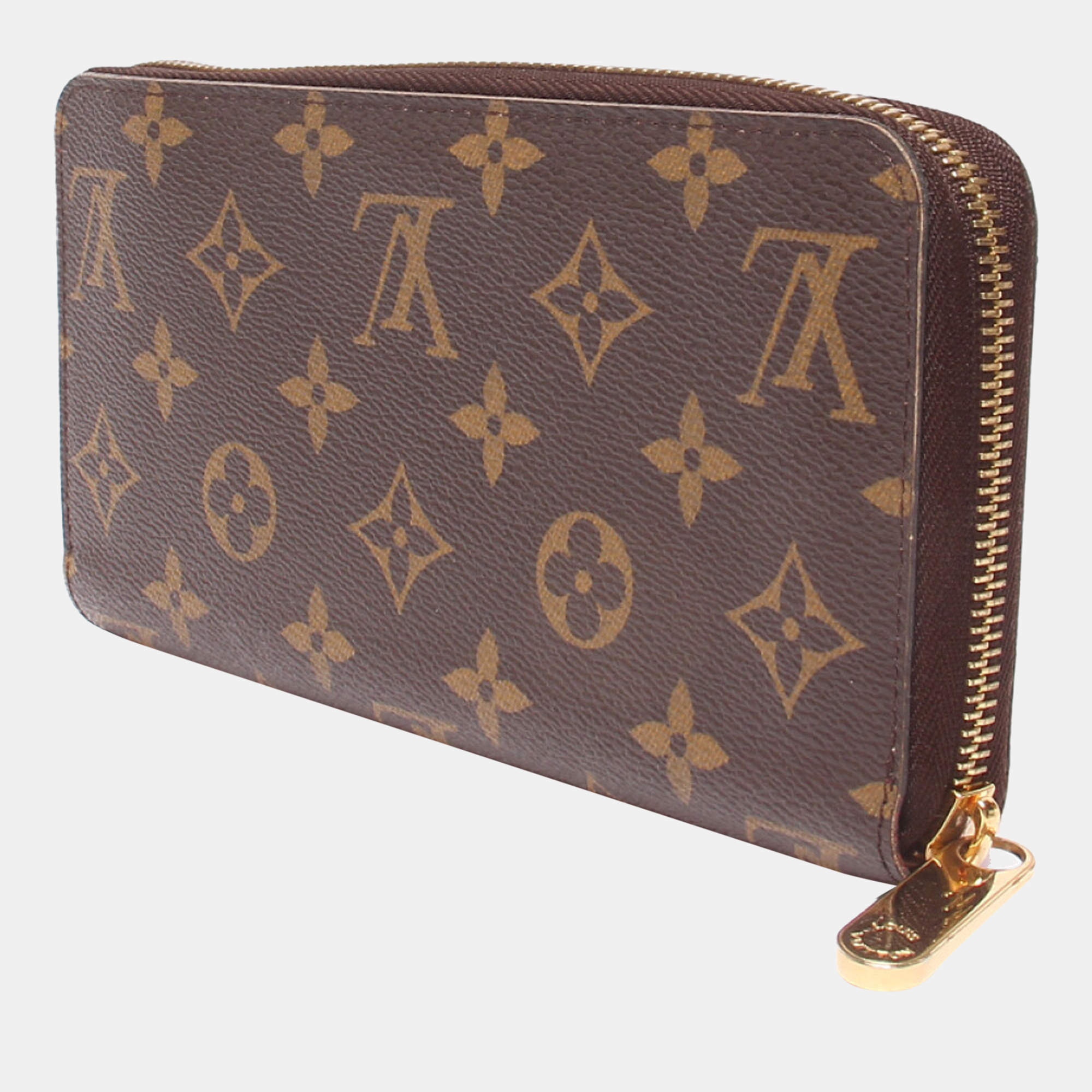 Louis Vuitton Brown Monogram Canvas Giraffe Zippy Wallet Louis Vuitton