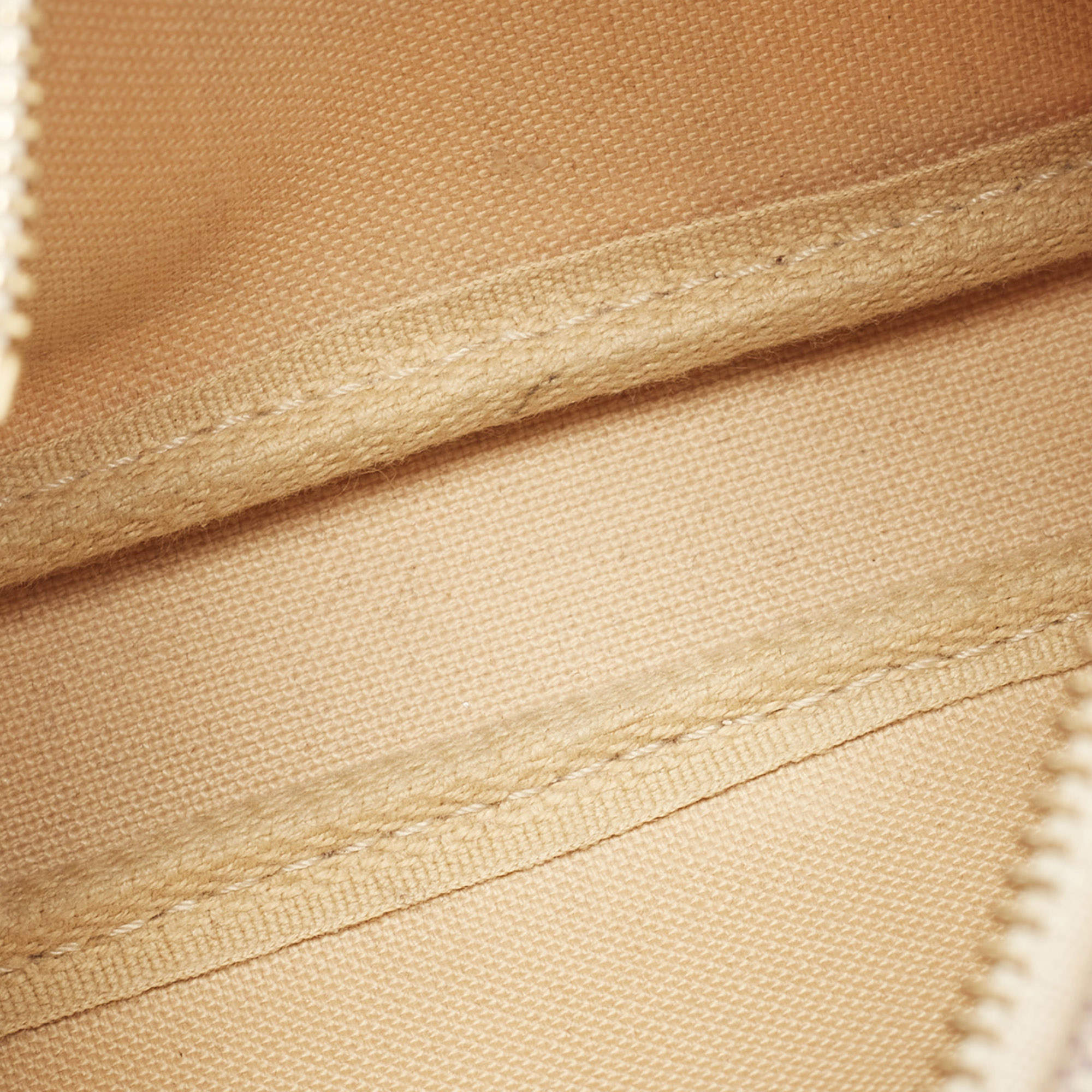 Louis Vuitton Mini pochette accessoires damier azur canvas White Leather  ref.241050 - Joli Closet