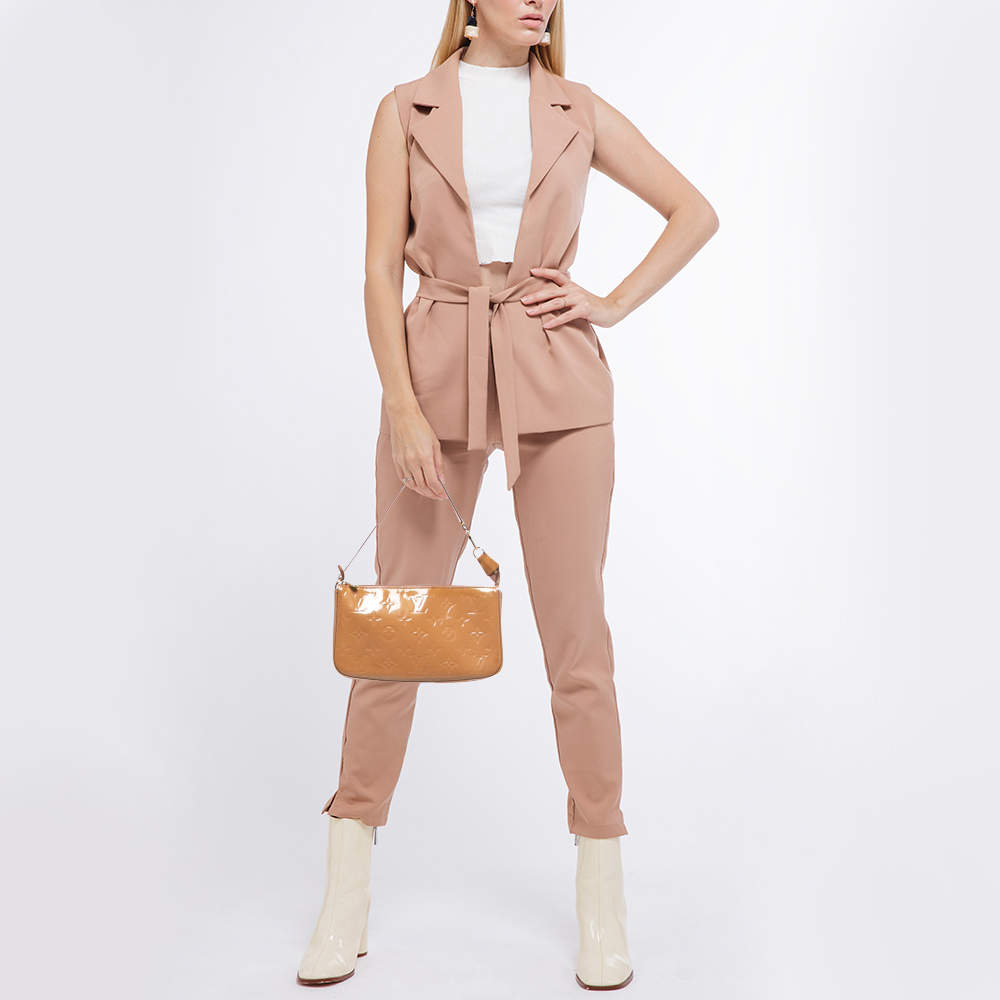 Cream Vernis Shoulder Bag by Louis Vuitton - Handbags & Purses - Costume &  Dressing Accessories