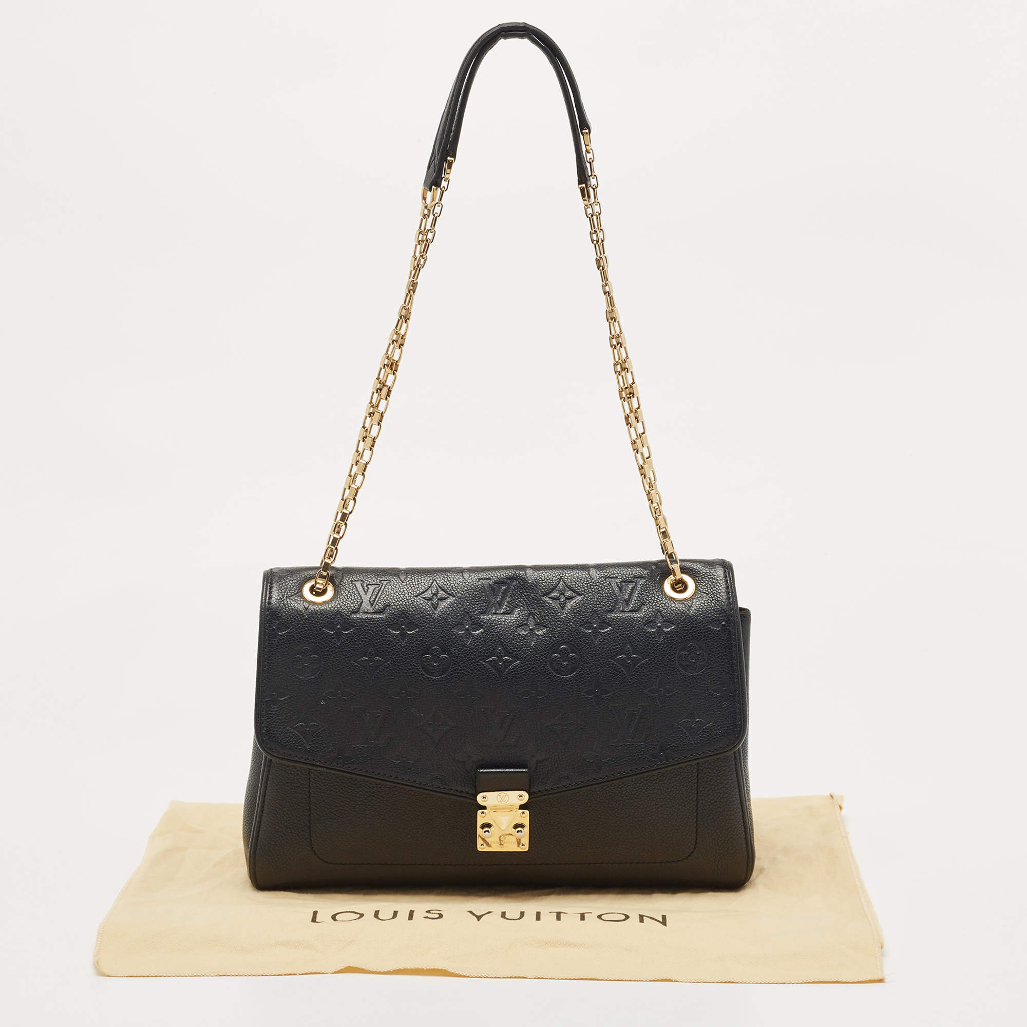 Louis Vuitton Black Monogram Empreinte Artsy MM Bag - Yoogi's Closet