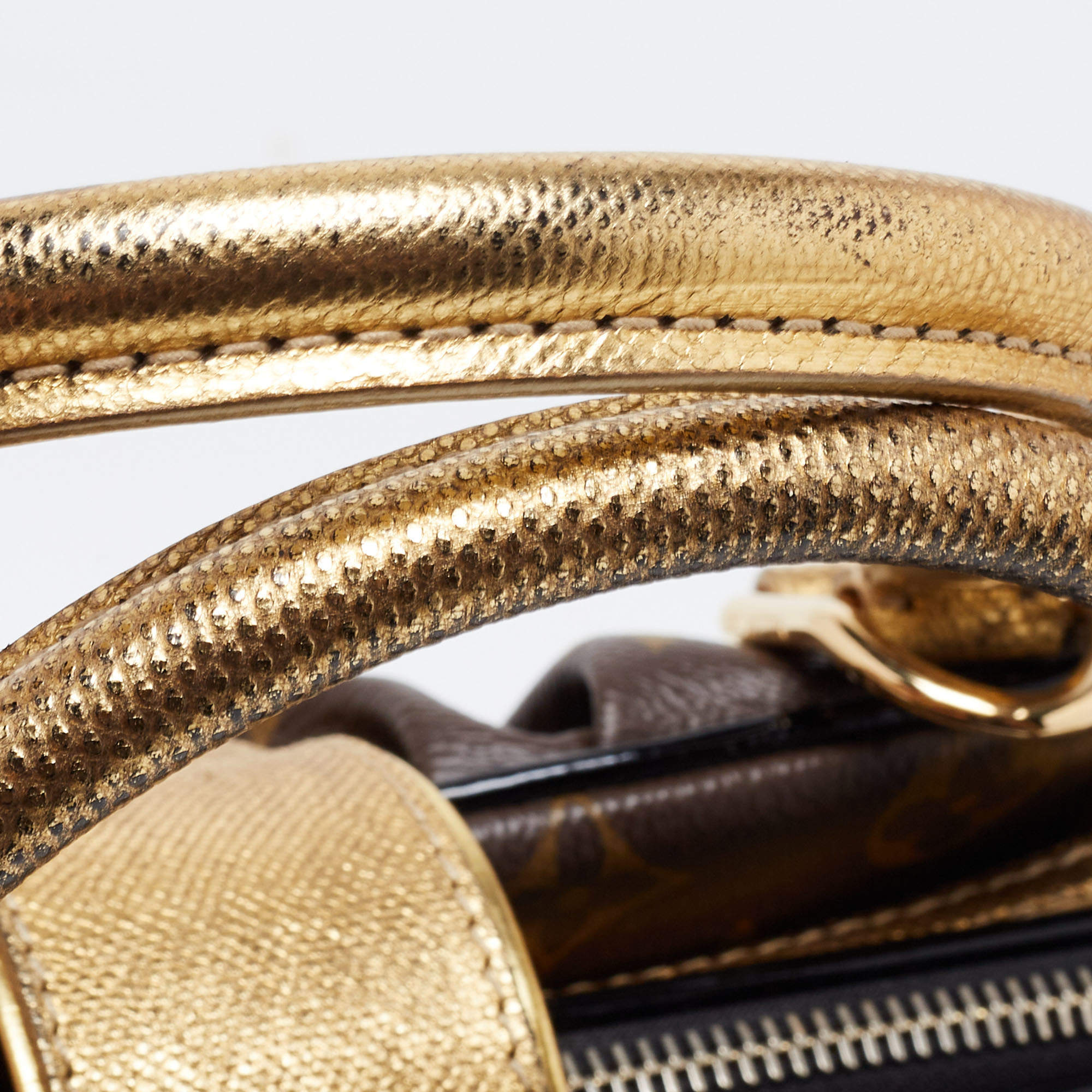 Louis Vuitton Bag Limited Edition Adele Monogram Leopard Snake Trim  Shouldera860