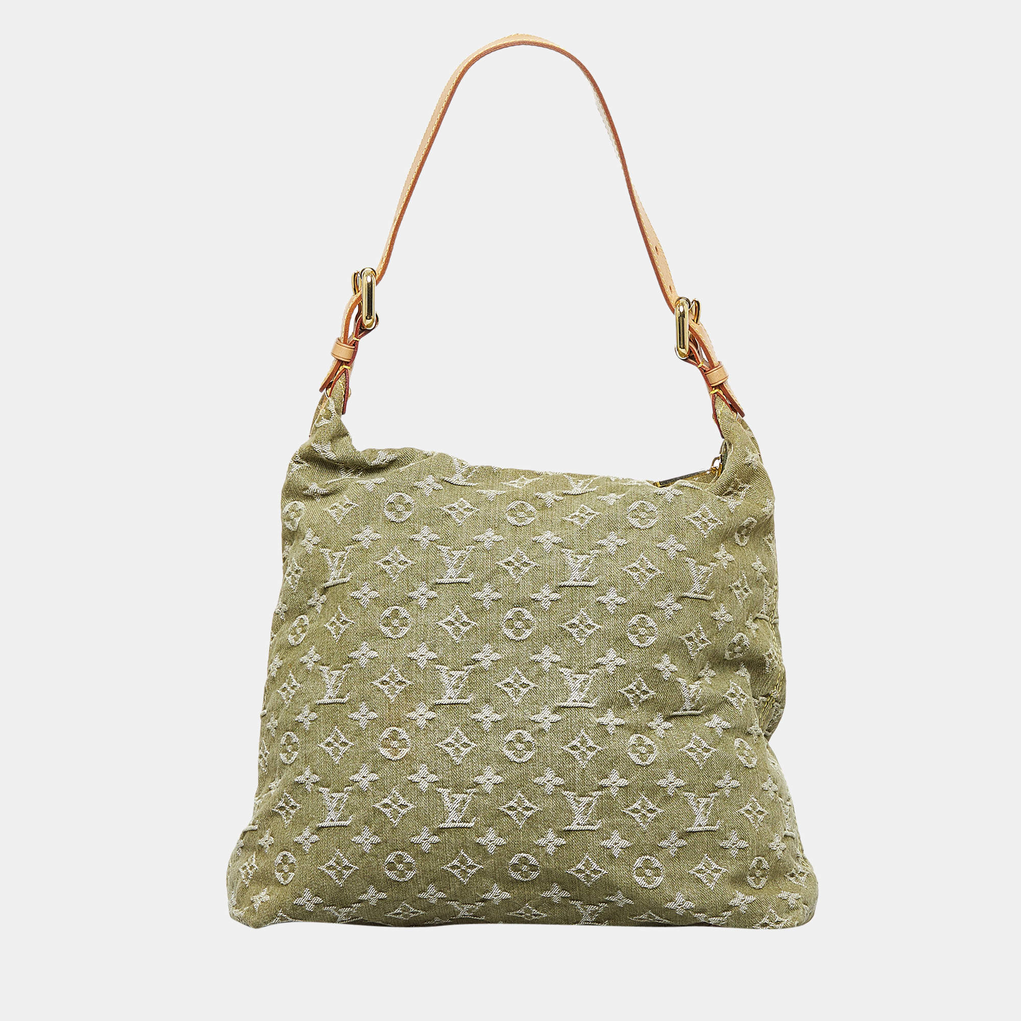 Louis Vuitton Pre-owned Velvet Monogram Jacquard Papillon Tote - Green