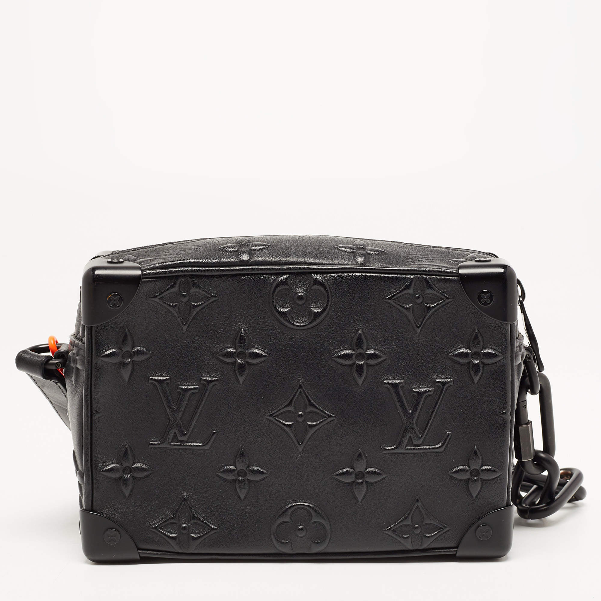 Petit noé trunk leather handbag Louis Vuitton Black in Leather - 26051032