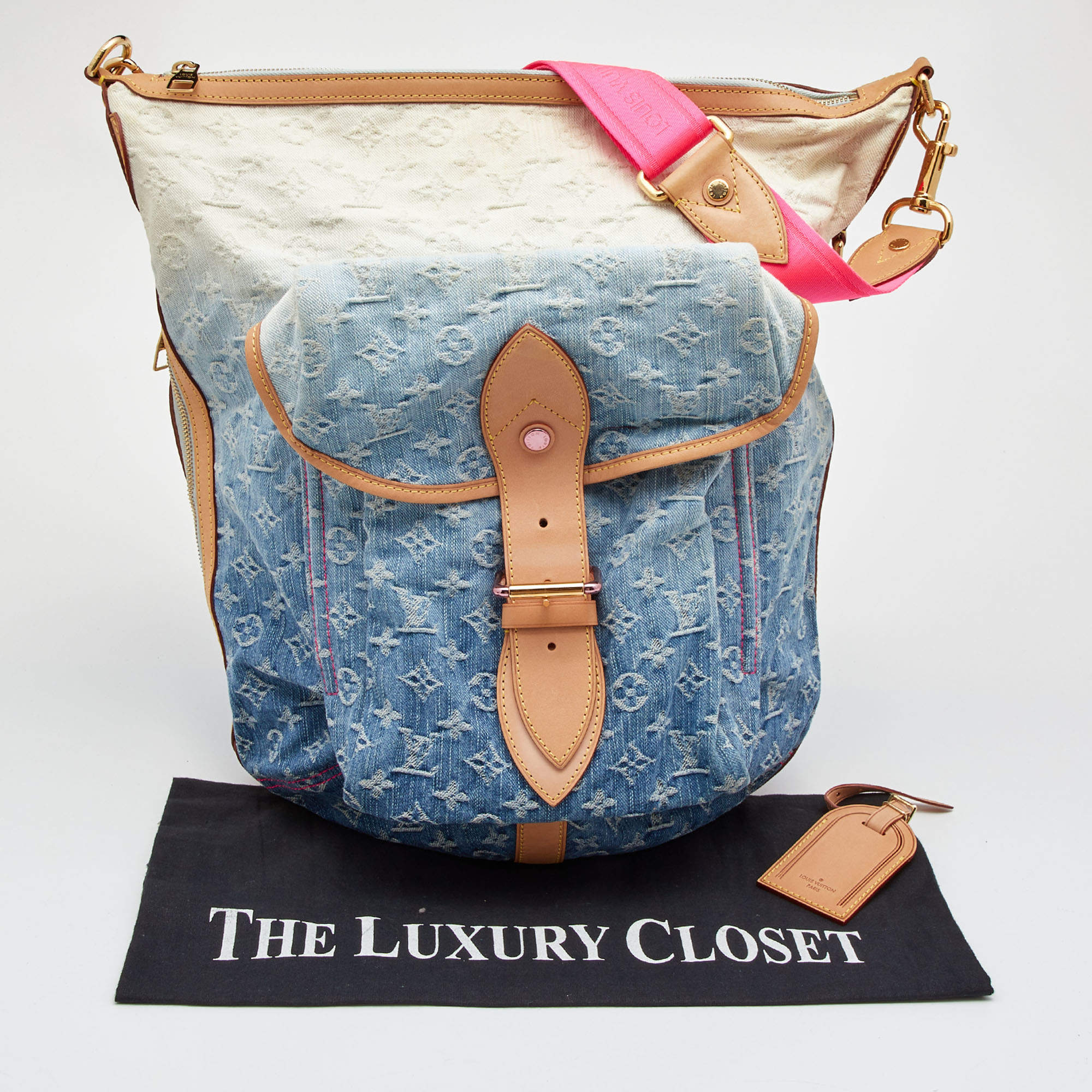 Louis Vuitton Blue Monogram Denim Limited Edition Sunburst PM Bag Louis  Vuitton | The Luxury Closet