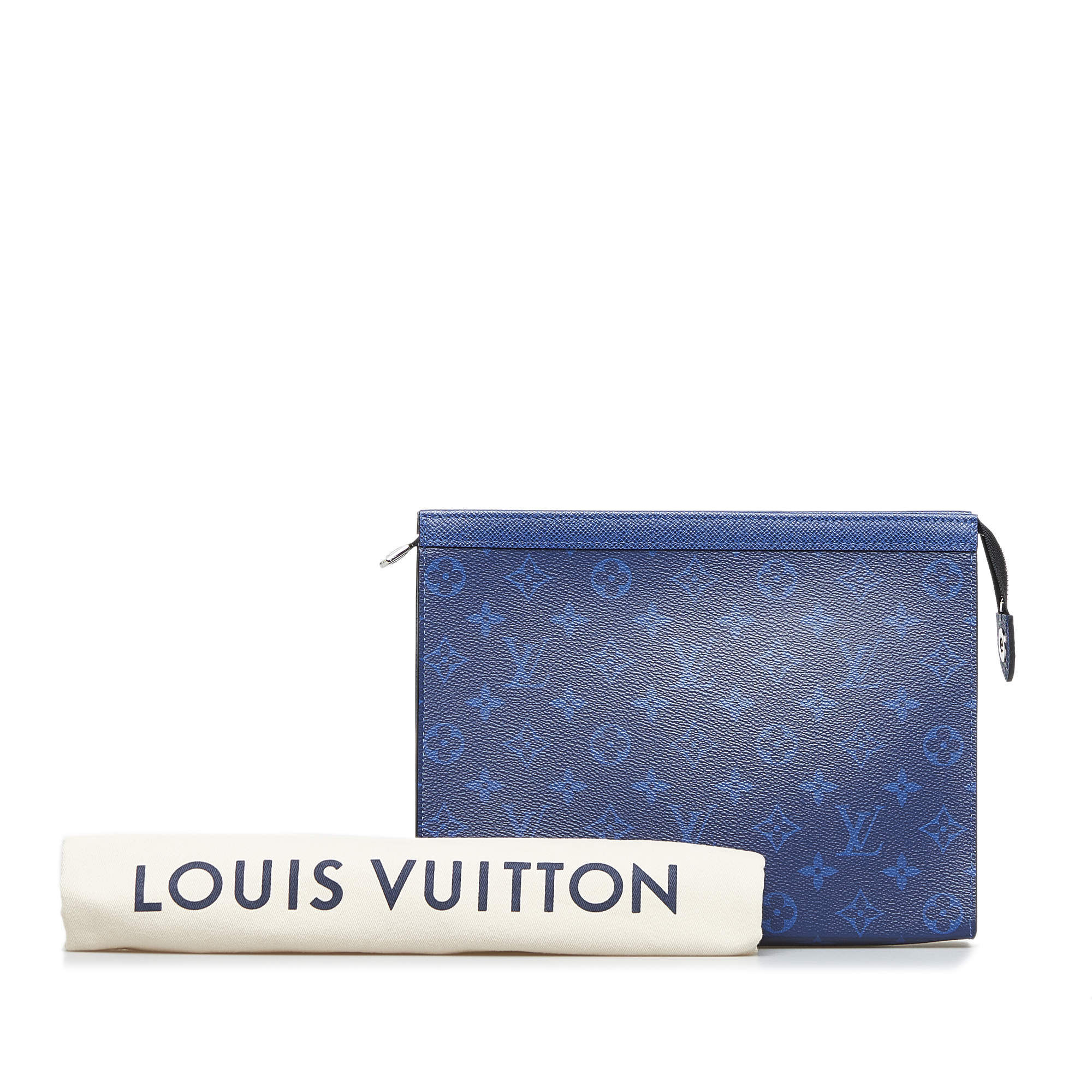 Louis Vuitton Toiletry Pouch/ POCHETTE VOYAGE MM /Blue Monogram-on