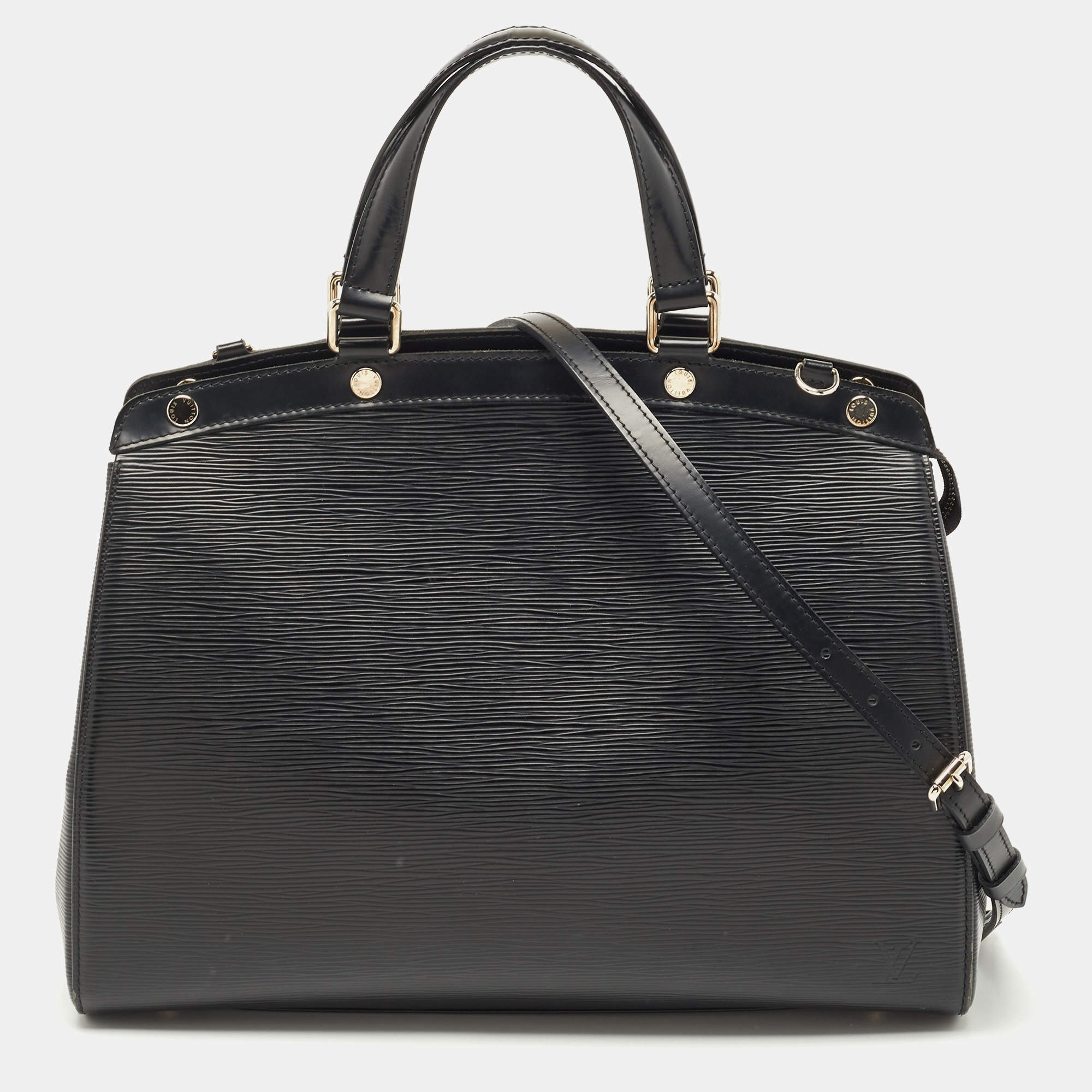 Pre Owned Louis Vuitton Black Epi Leather Brea GM Bag