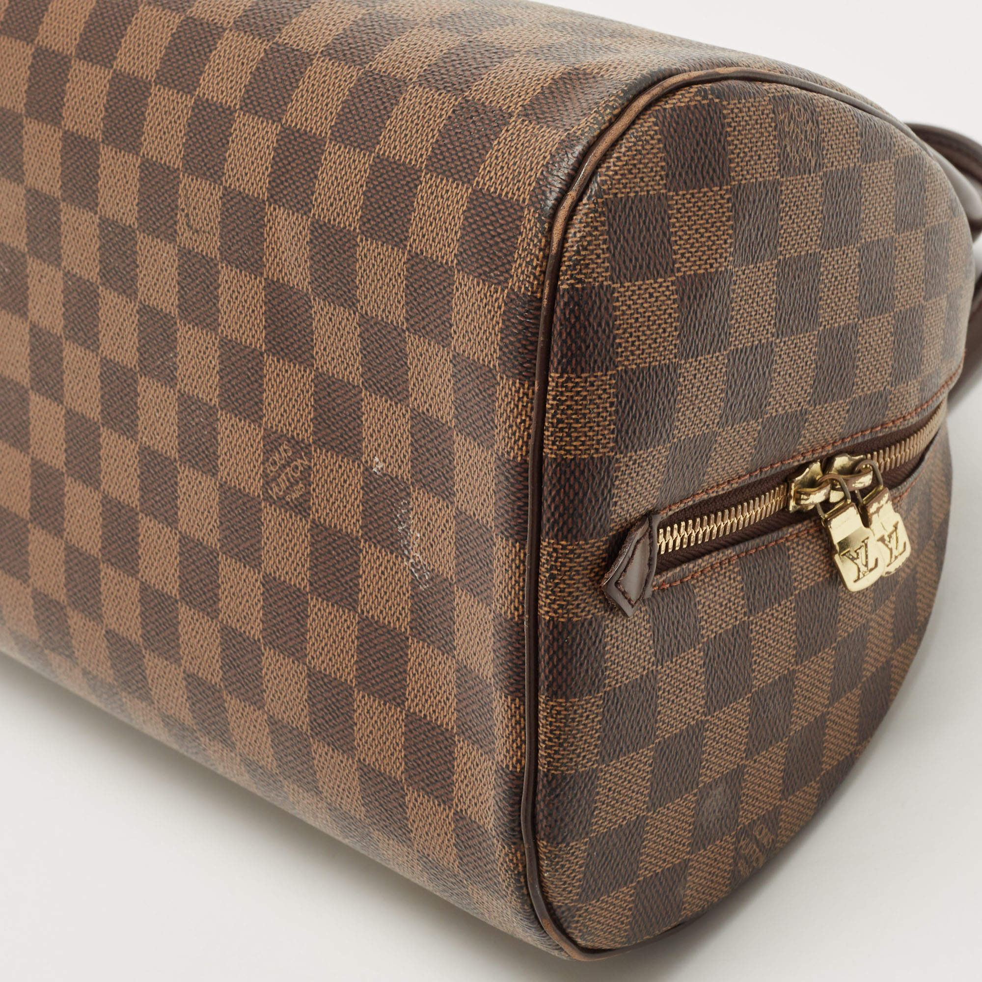 Louis Vuitton Ribera MM Ebene Damier Canvas Handbag-TheShadesHut