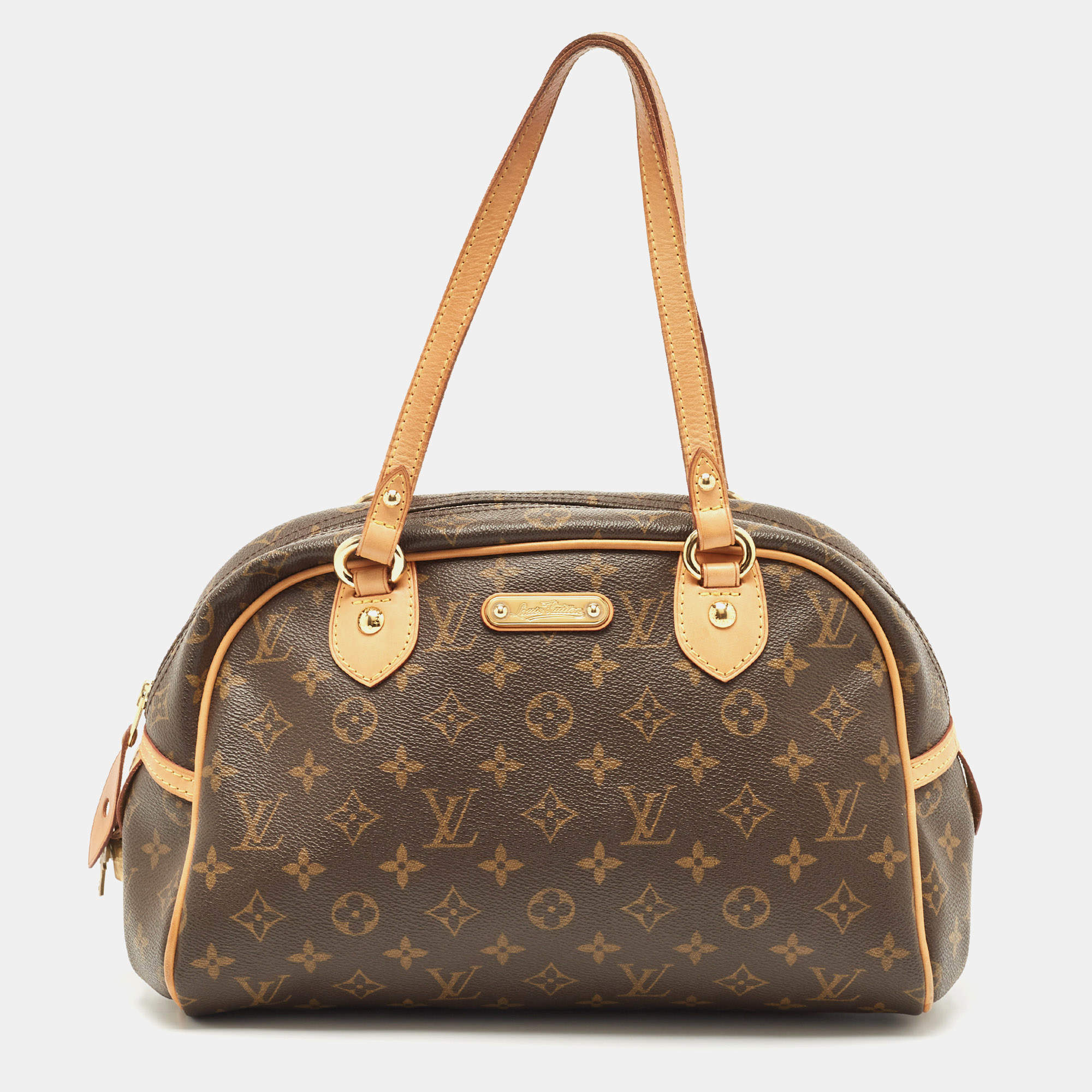 Pre Owned Louis Vuitton Canvas Monogram Montorgueil PM Bag