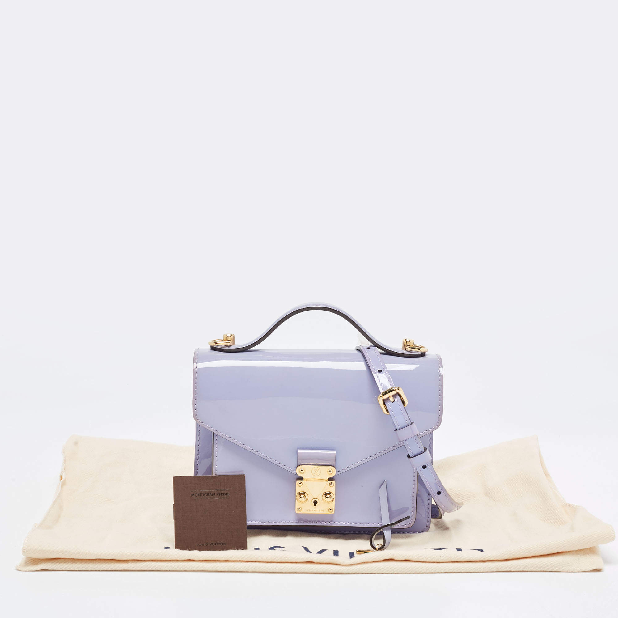 Louis Vuitton Lilac Vernis Leather Monceau BB Bag - Yoogi's Closet