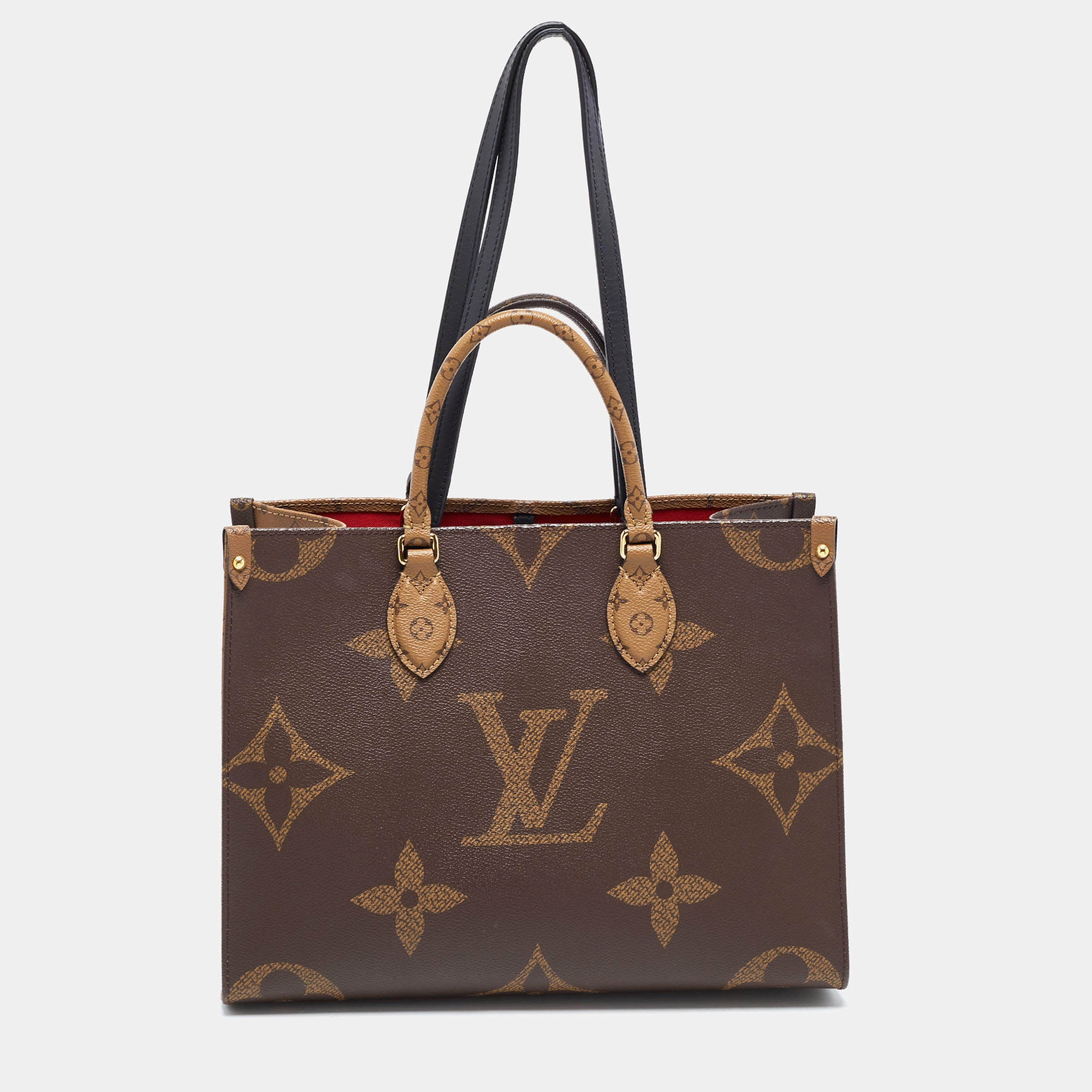 Pre Owned Louis Vuitton Reverse Monogram Canvas Giant Onthego MM Bag