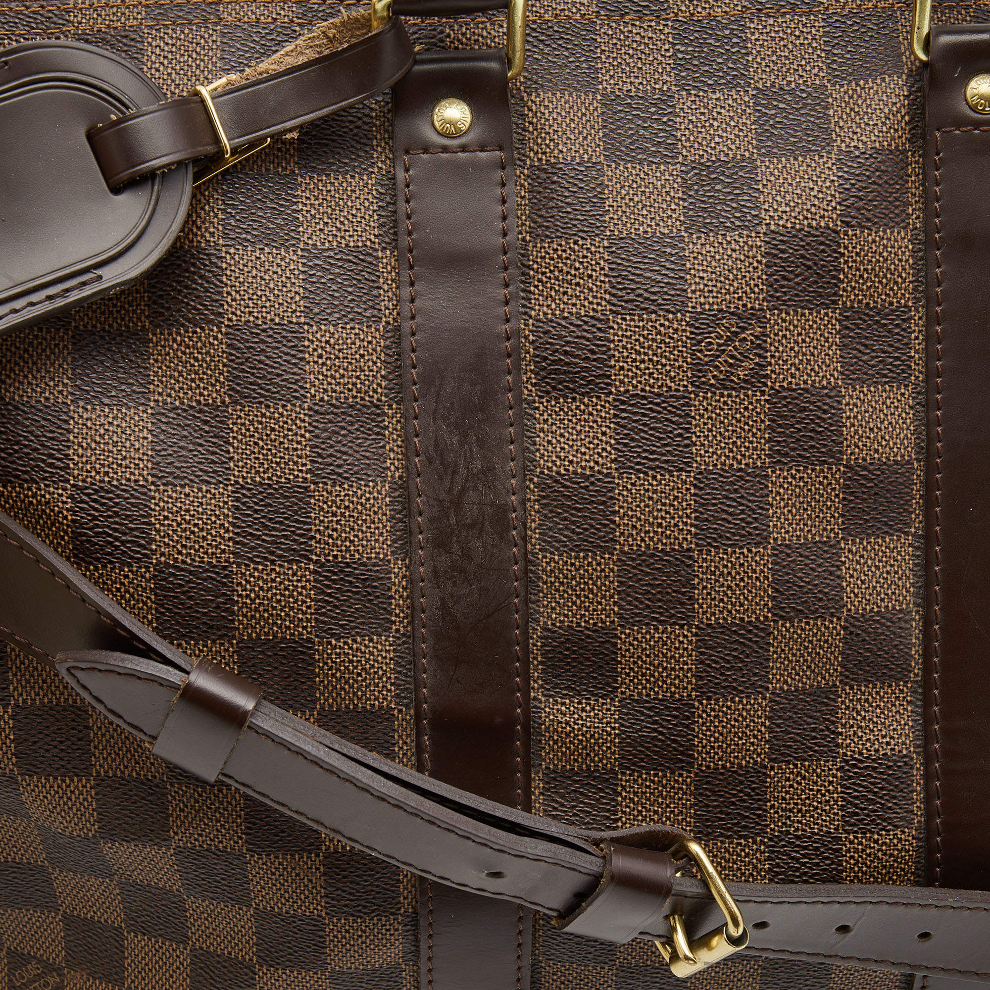 Louis Vuitton Keepall Bandouliere 45 Travel Bag Travel Damier Boston Bag  Ebene