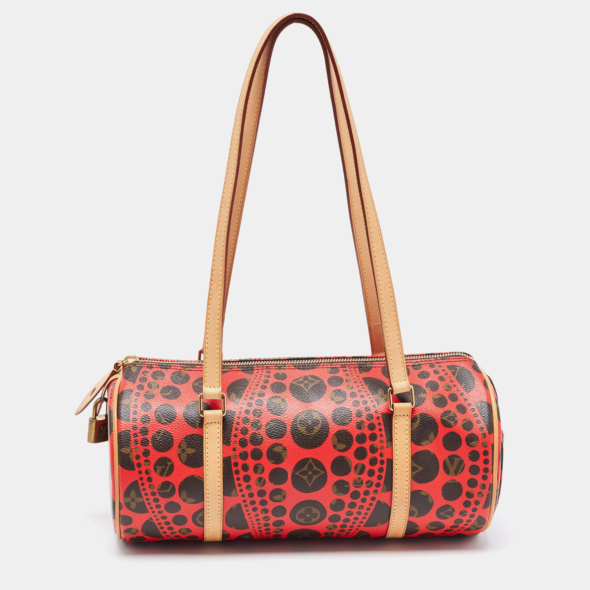 Louis Vuitton Red Monogram Canvas Limited Edition Yayoi Kusama