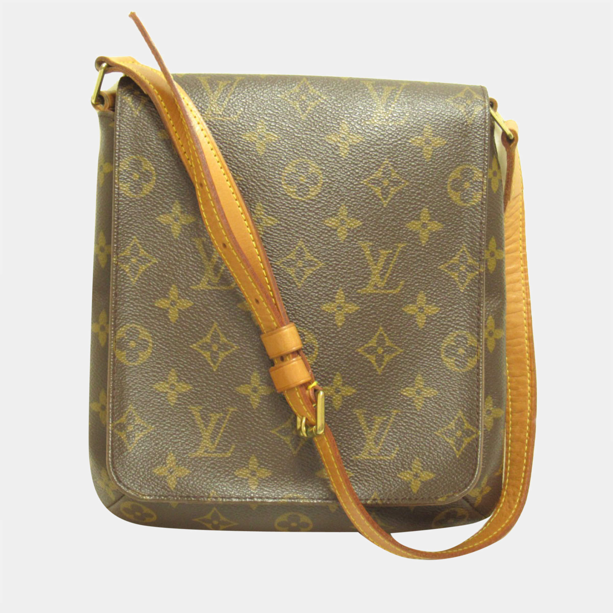 Vintage Louis Vuitton Brown Monogram Musette Shoulder Bag