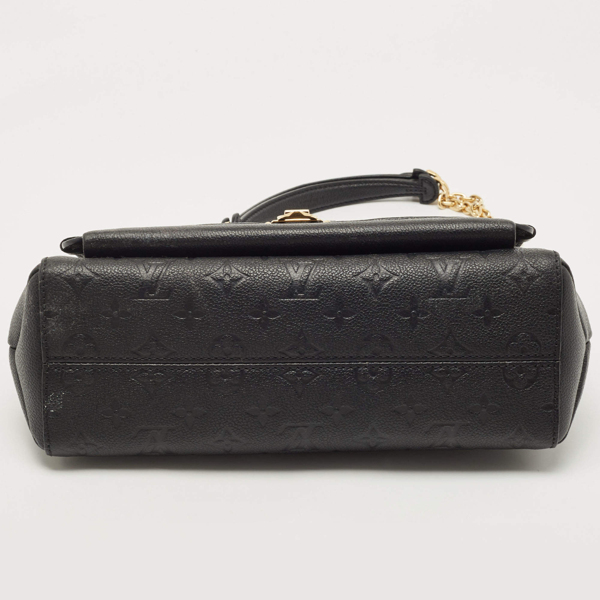 Louis Vuitton Vavin Handbag Monogram Empreinte Leather PM Black 2177031