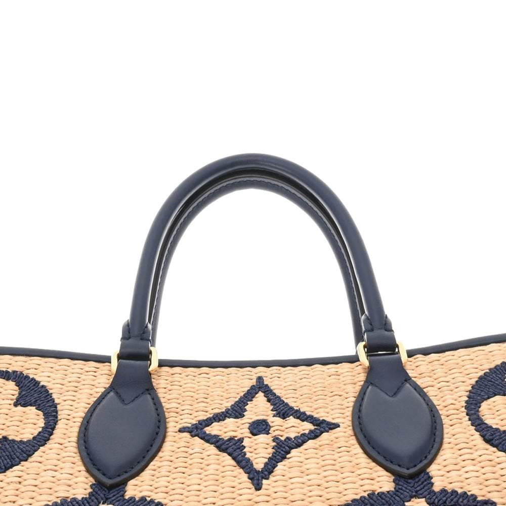 Louis Vuitton Onthego MM Tan in Woven Raffia with Gold-tone - US