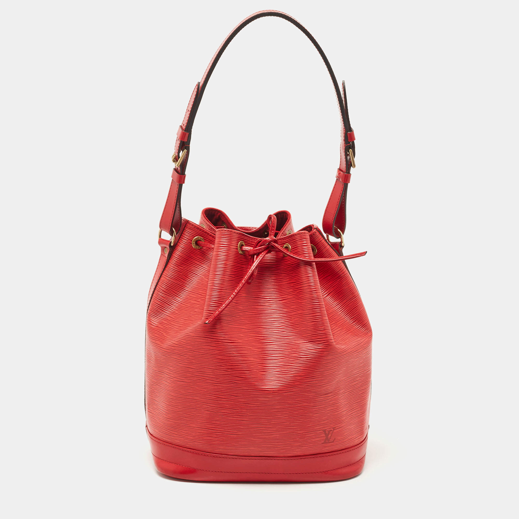 مملوكة مسبقًا Louis Vuitton Red Epi Leather Noe Bag