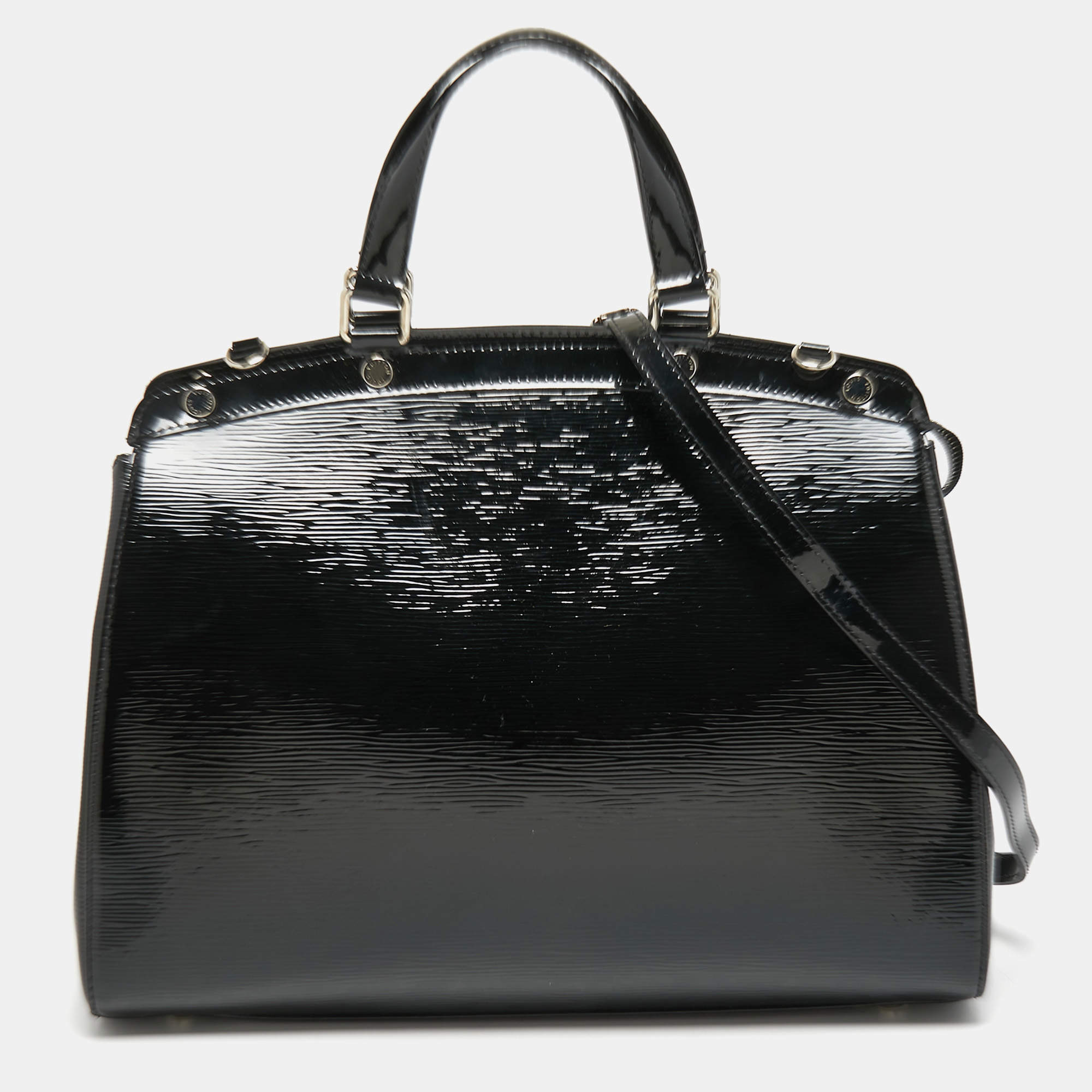Pre Owned Louis Vuitton Black Electric Epi Leather Brea GM Bag