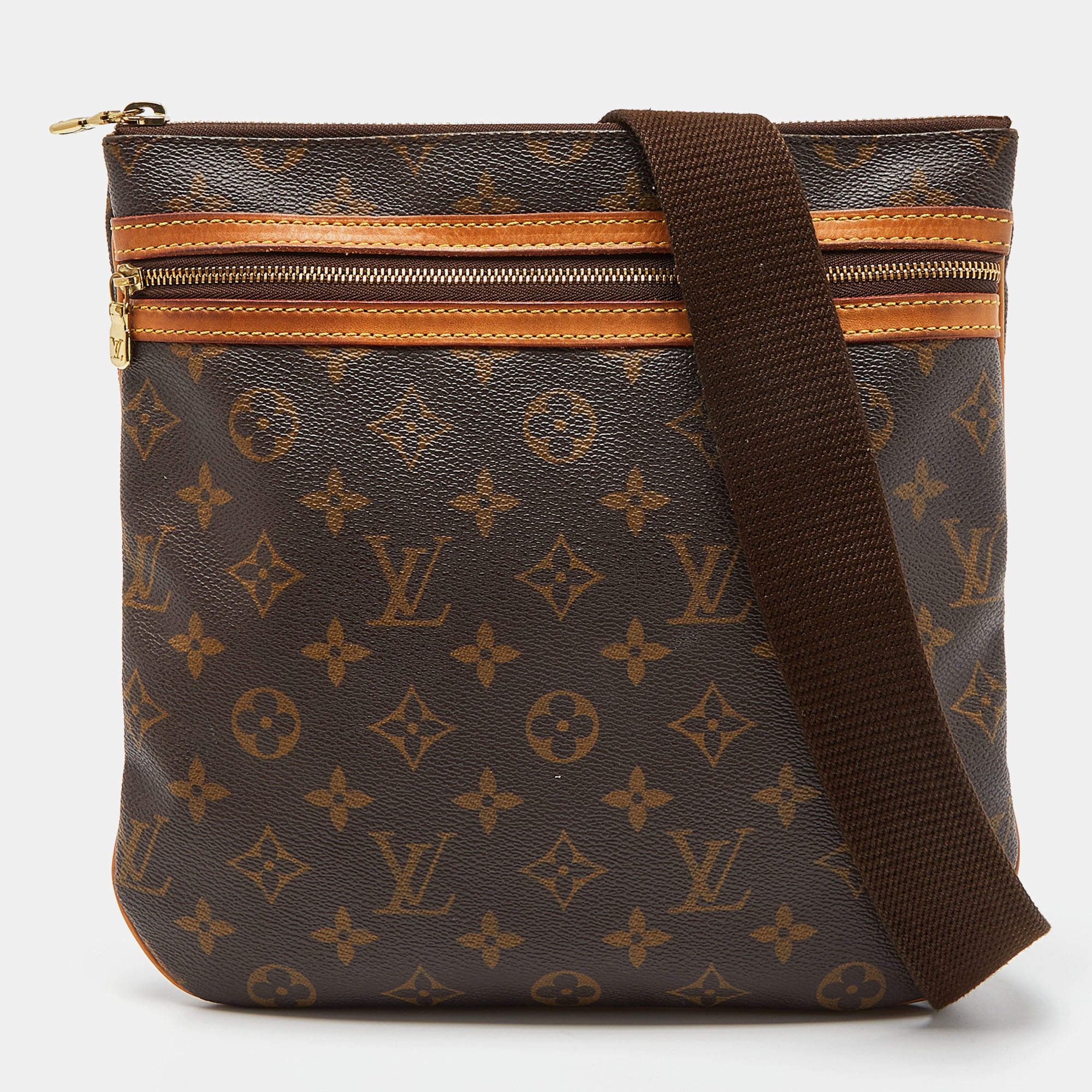 Louis Vuitton Monogram Canvas Pochette Bosphore Messenger Bag
