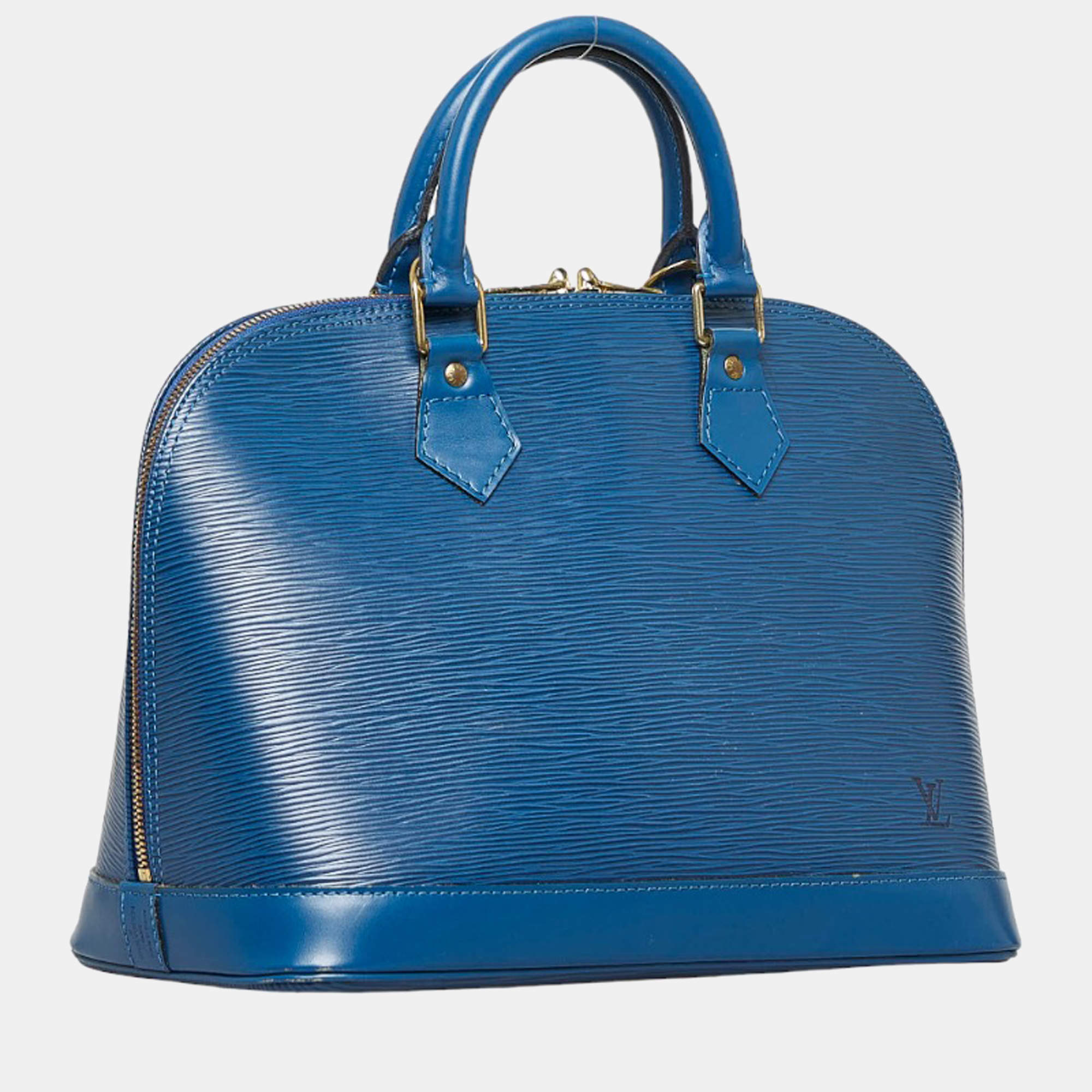 Handbags Louis Vuitton LV Alma Bb EPI Quartz