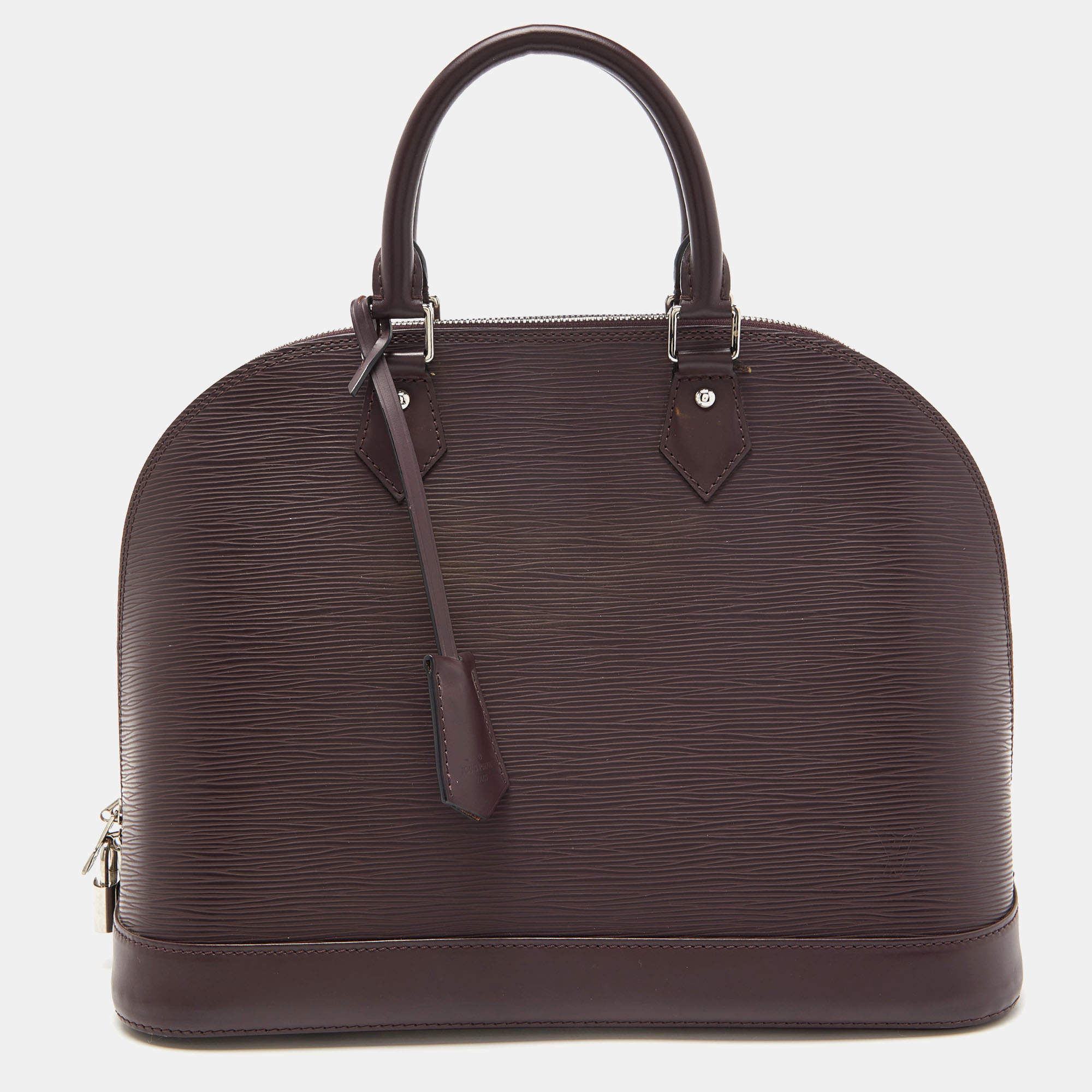 Pre Owned Louis Vuitton Quetsche Epi Leather Alma MM Bag