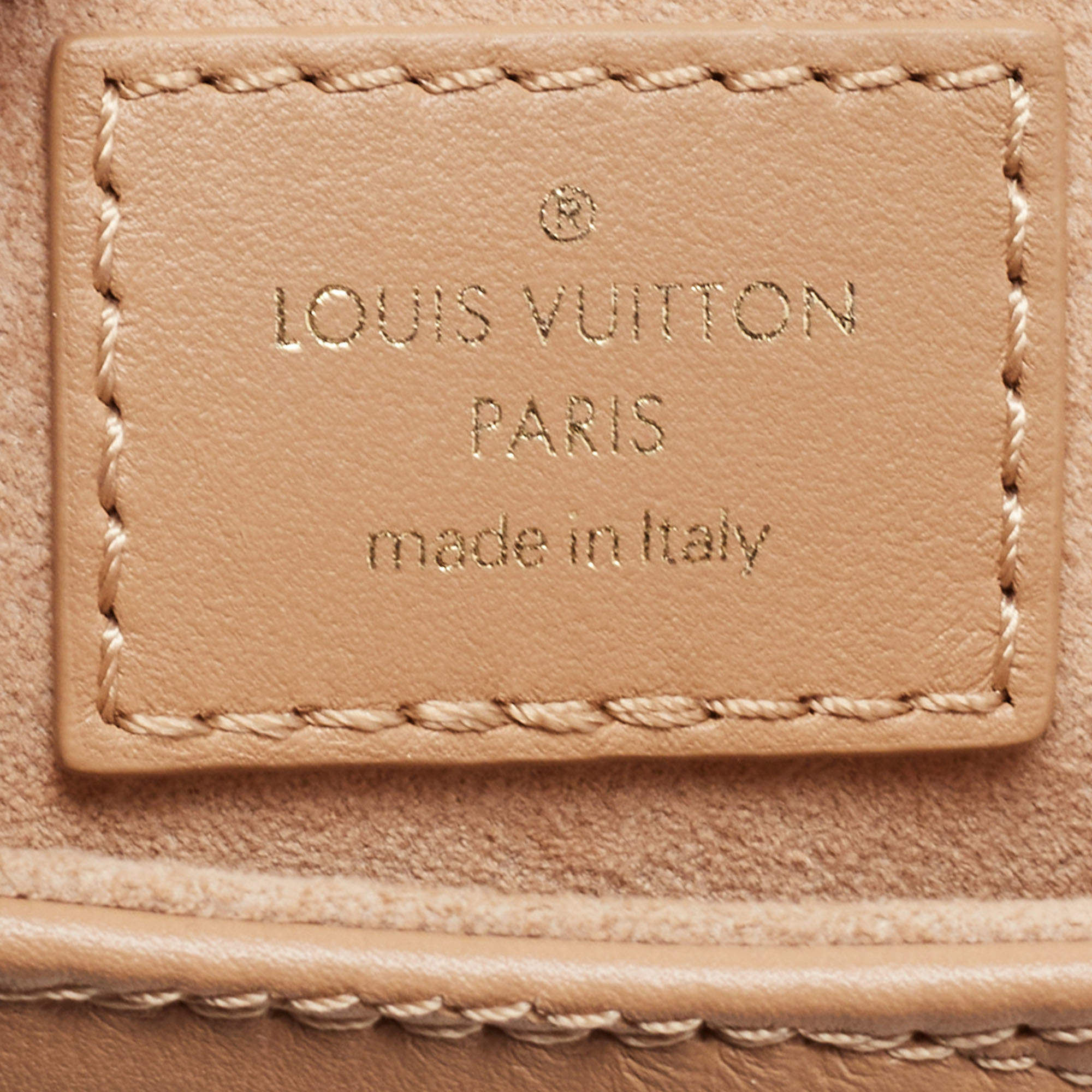 Louis Vuitton Noisette Leather New Wave MM Bag Louis Vuitton