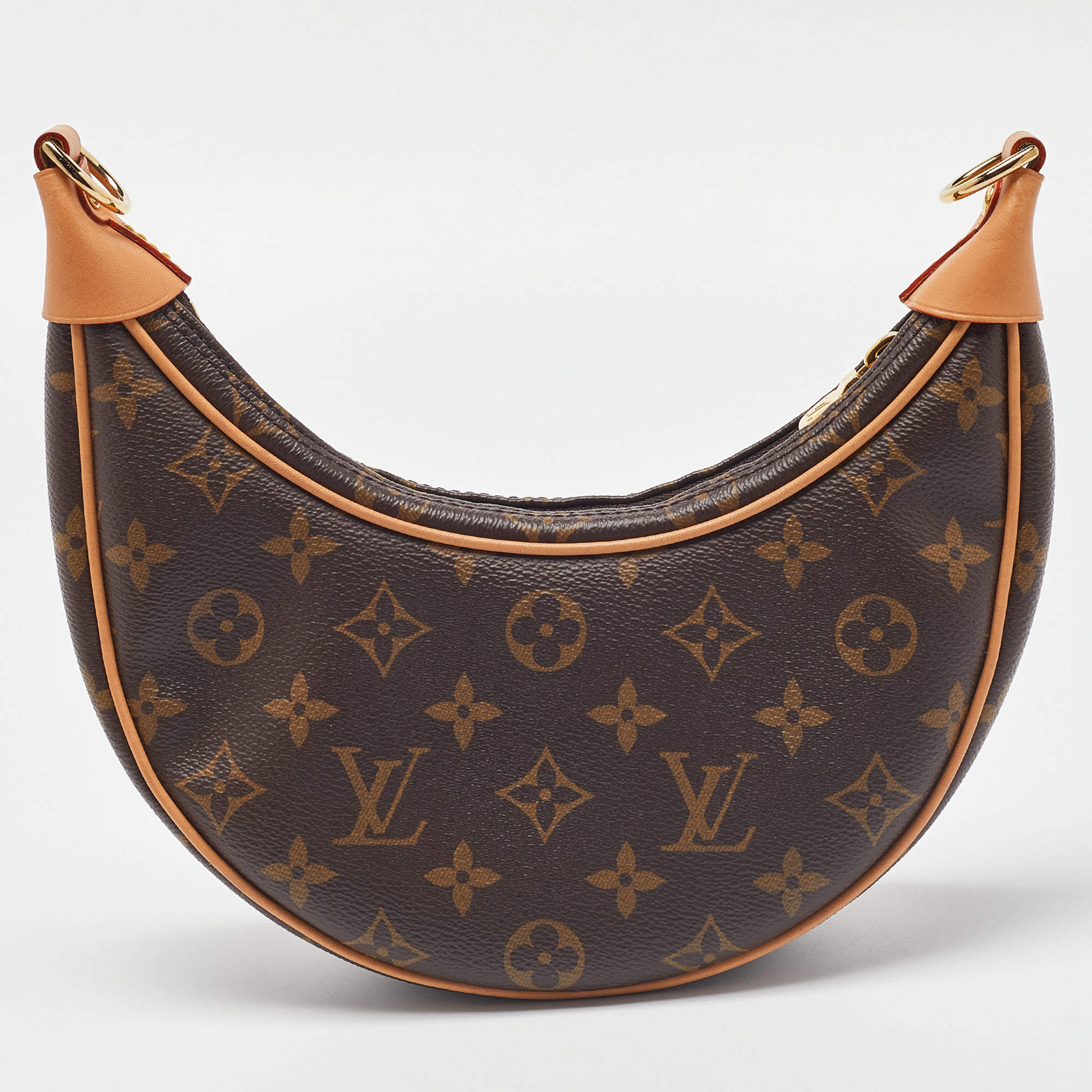 Louis Vuitton Loop Bag Half-Moon In Brown Monogram Canvas - Praise