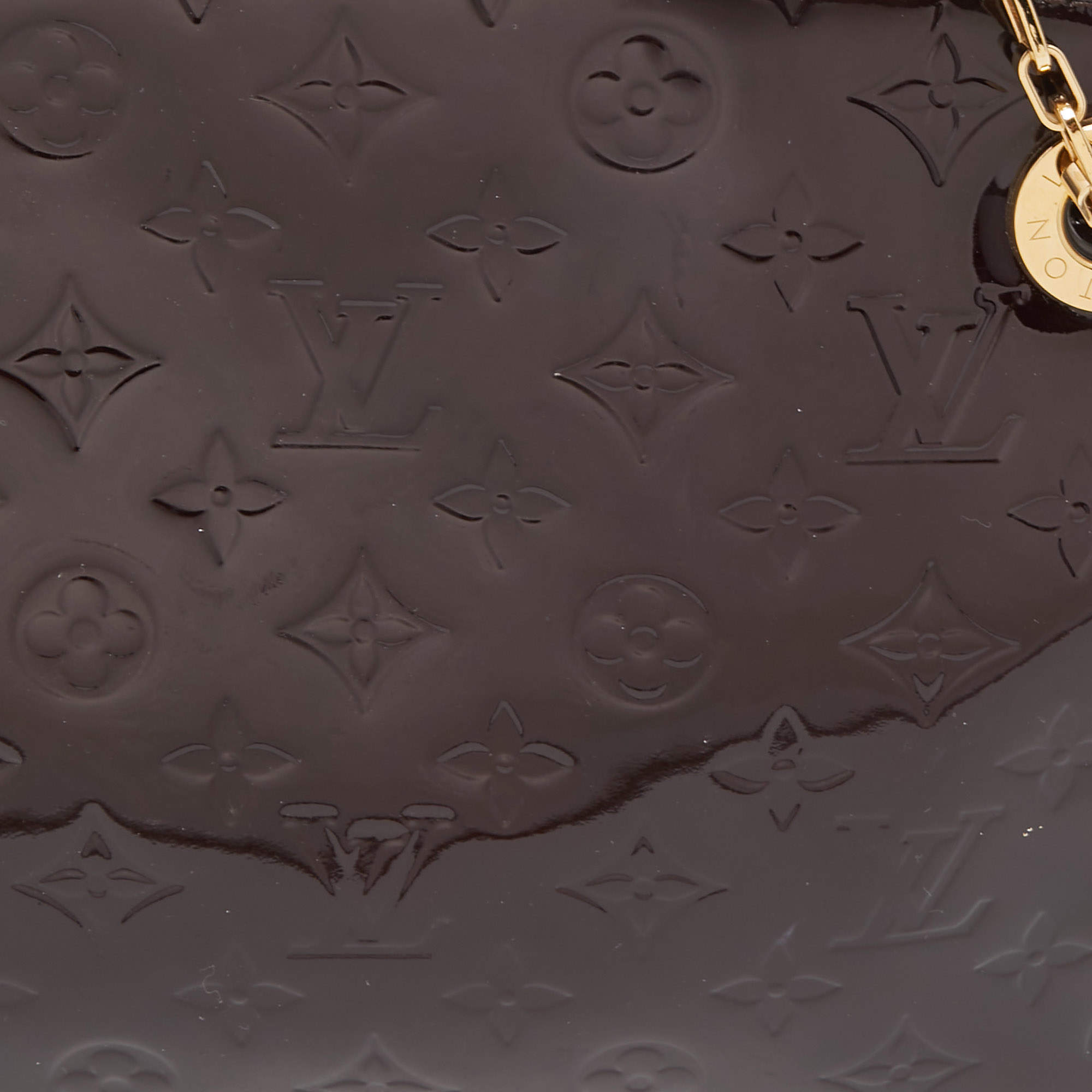 Louis Vuitton Amarante Monogram Vernis Virginia MM Bag Louis