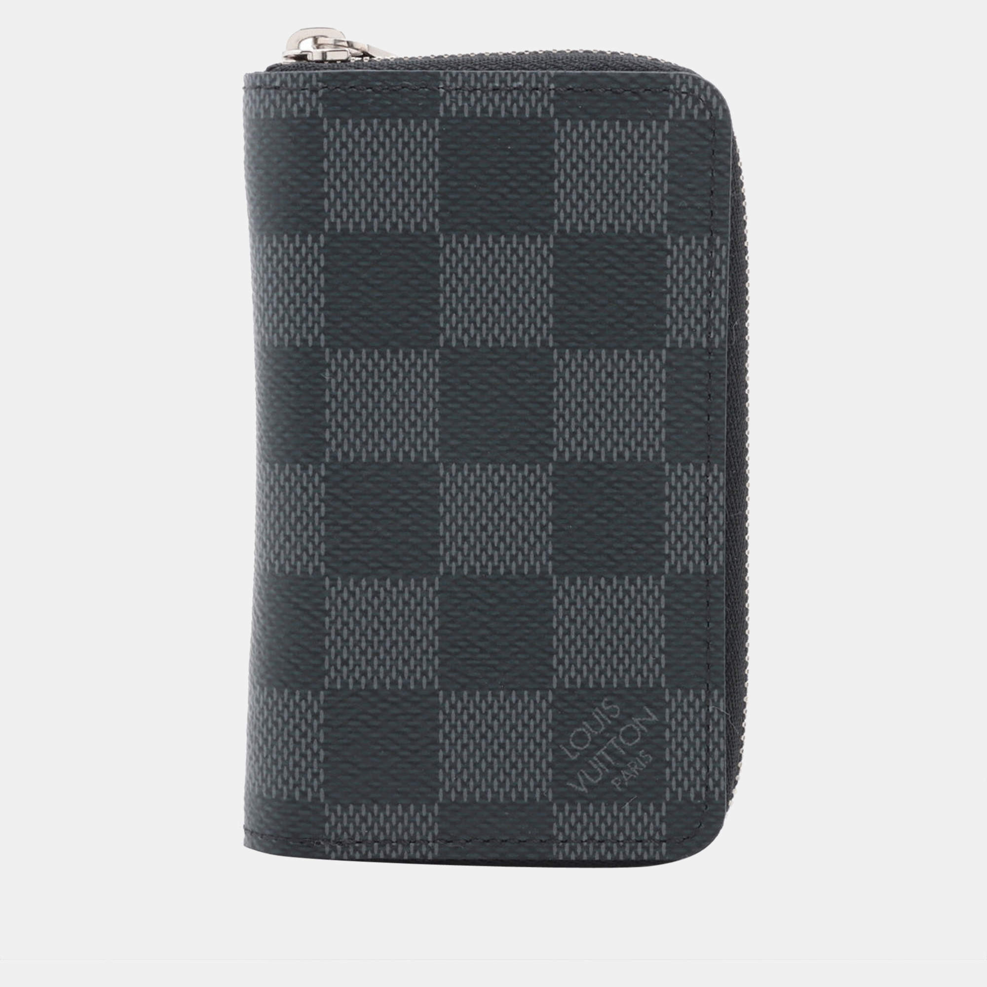black checkered lv wallet