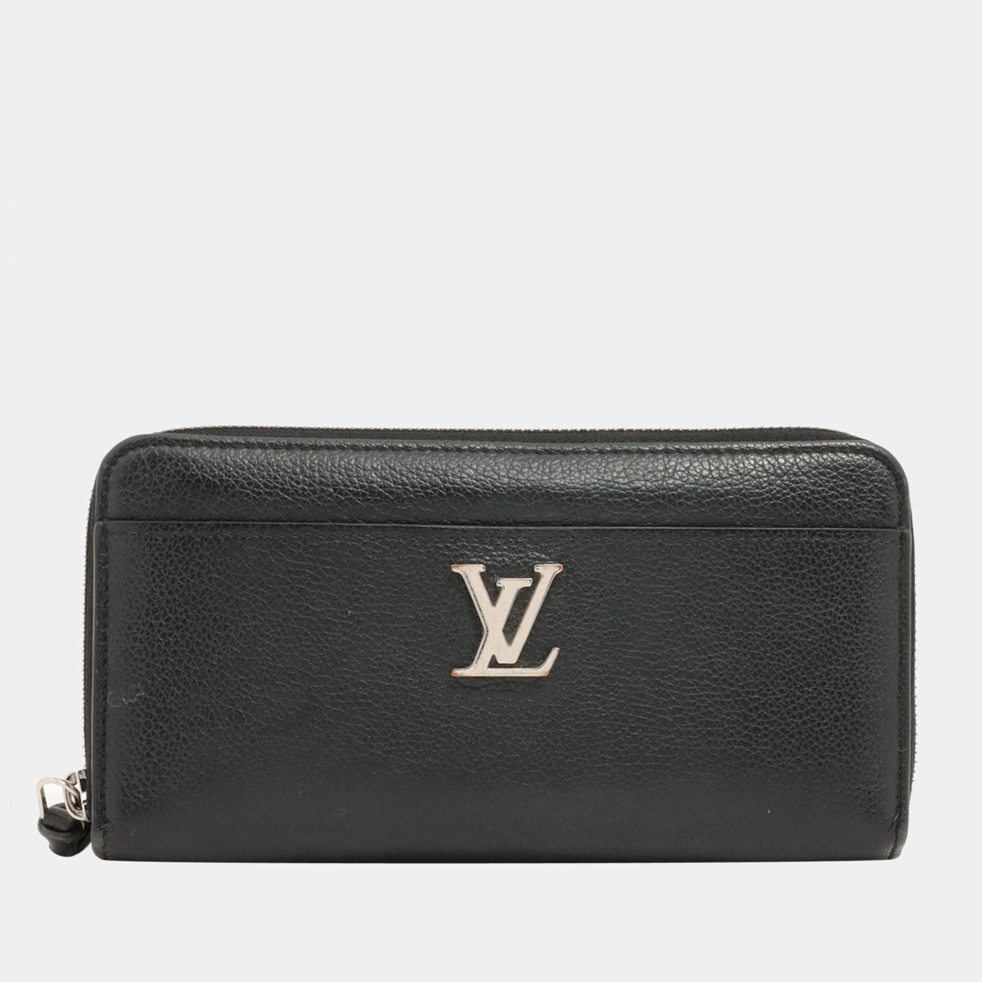 Louis Vuitton LV Wallet Black Leather