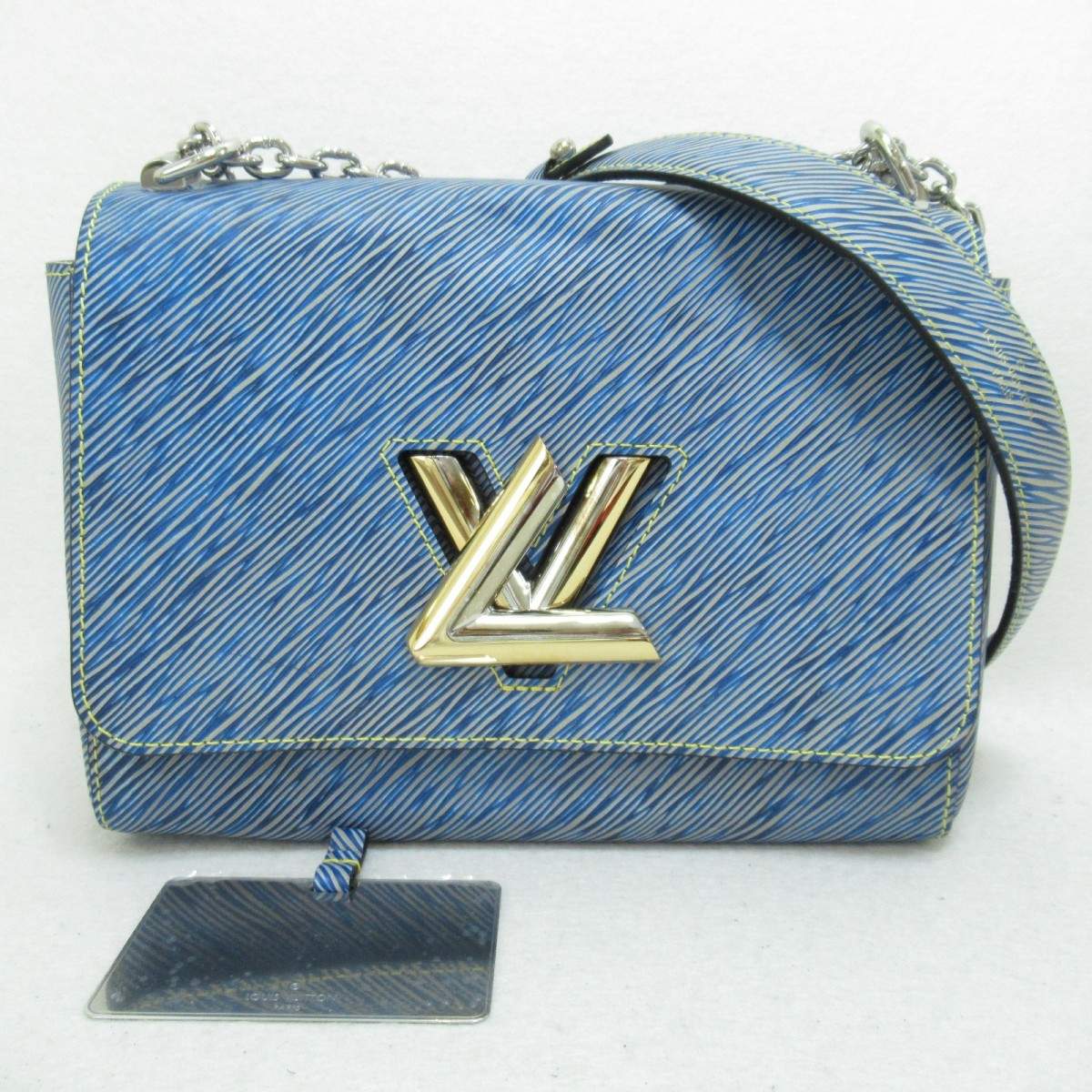 Tremble halv otte mirakel Louis Vuitton Blue Epi Leather Medium Twist Shoulder Bag Louis Vuitton | TLC