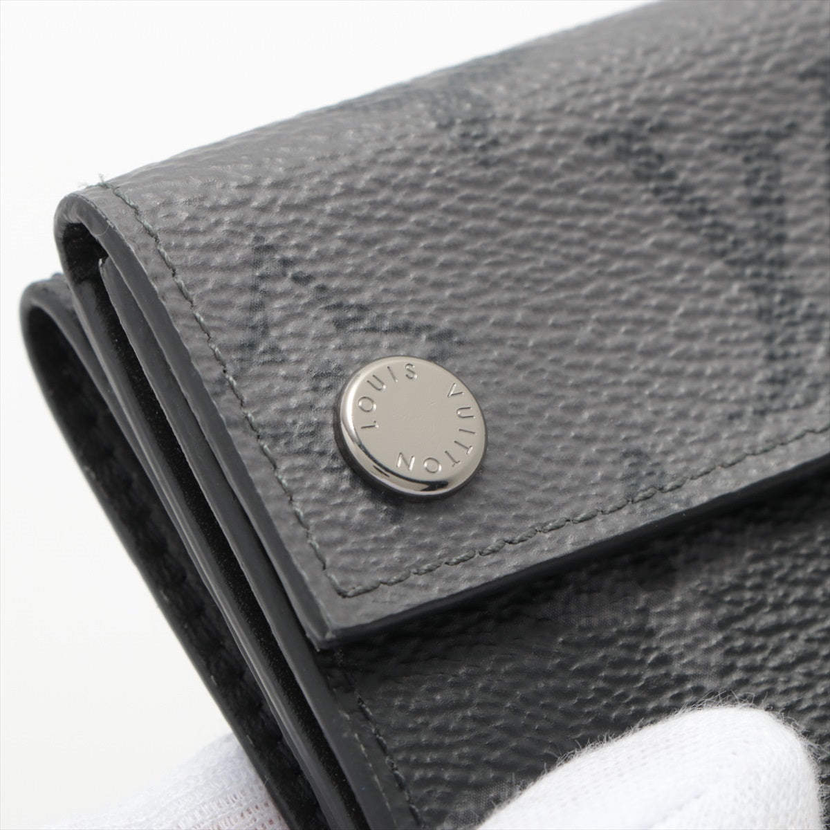 Louis Vuitton Black Damier Graphite Modulable Long Flap Wallet