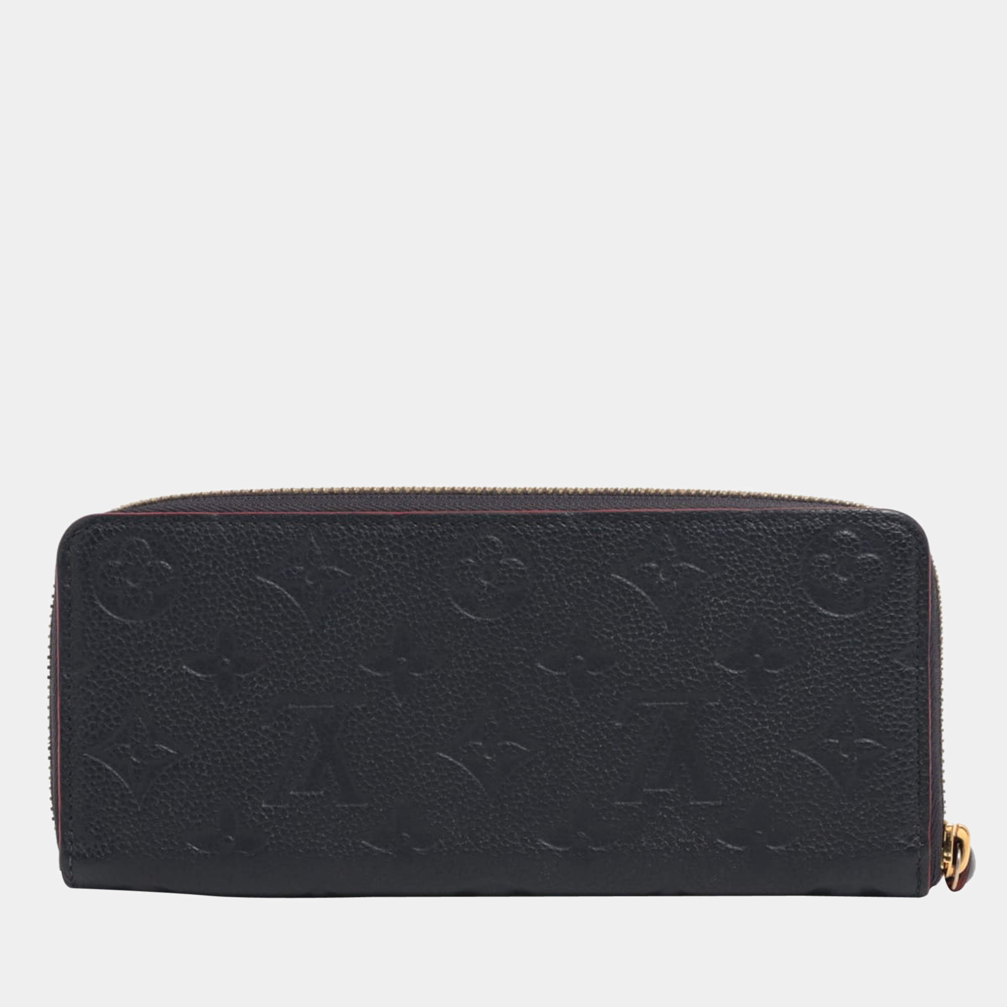 Louis Vuitton Wallet Clemence Epi Noir Black