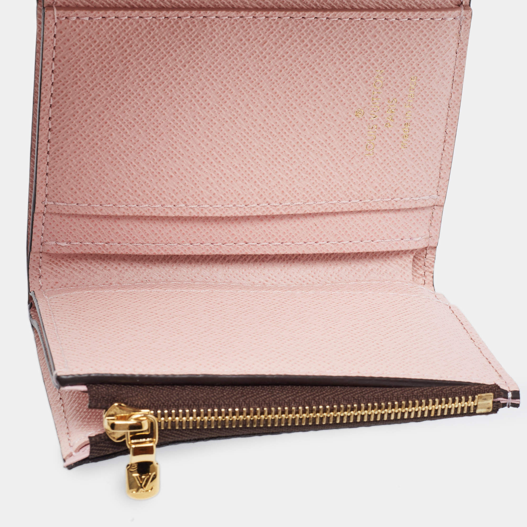 Louis Vuitton Rose Ballerine Damier Canvas Compact Zoe Wallet - Yoogi's  Closet
