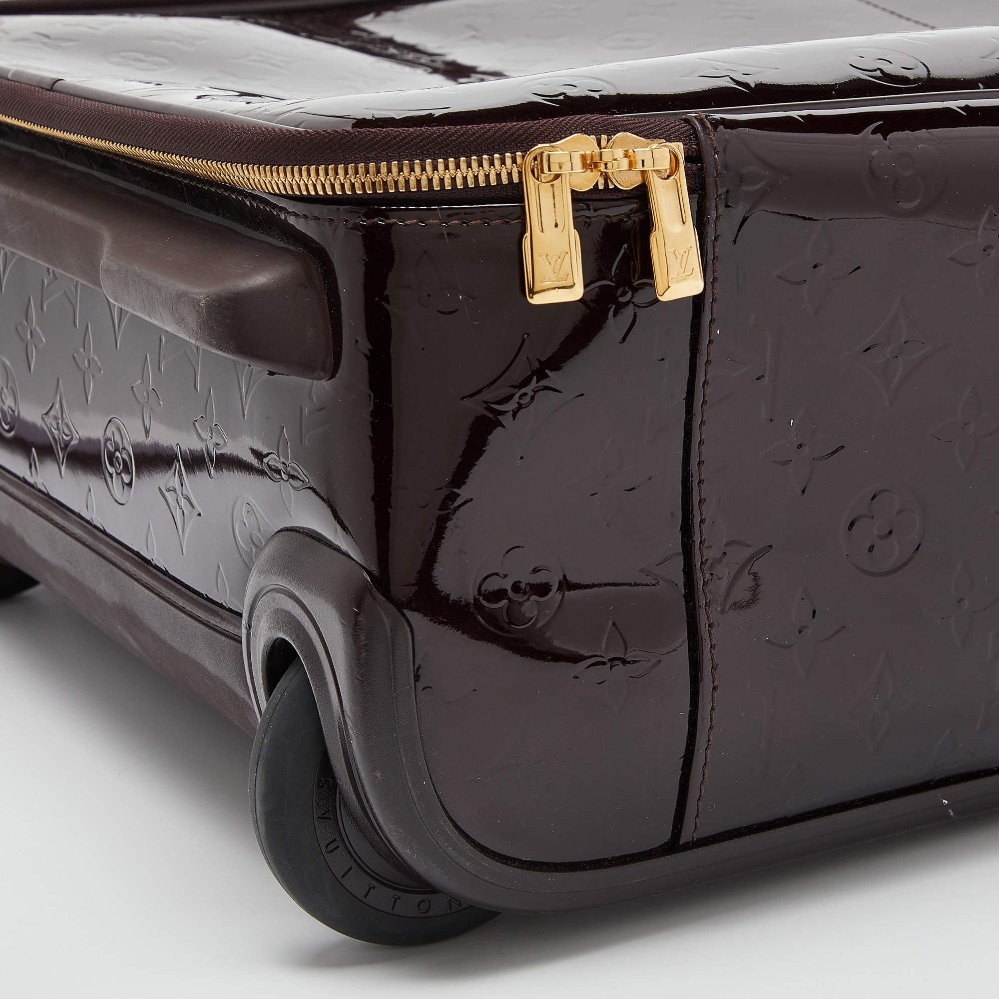 Louis Vuitton Amarante Monogram Vernis Pegase 45 Suitcase Louis Vuitton