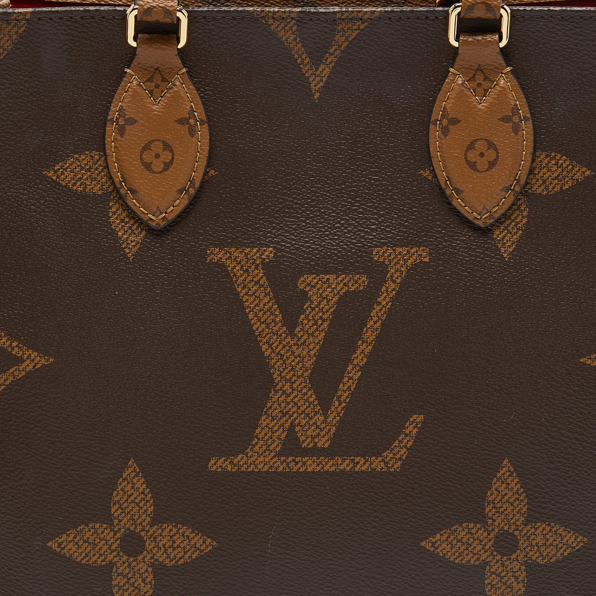 Louis Vuitton OnTheGo Tote Reverse Monogram Giant PM Brown 2312704