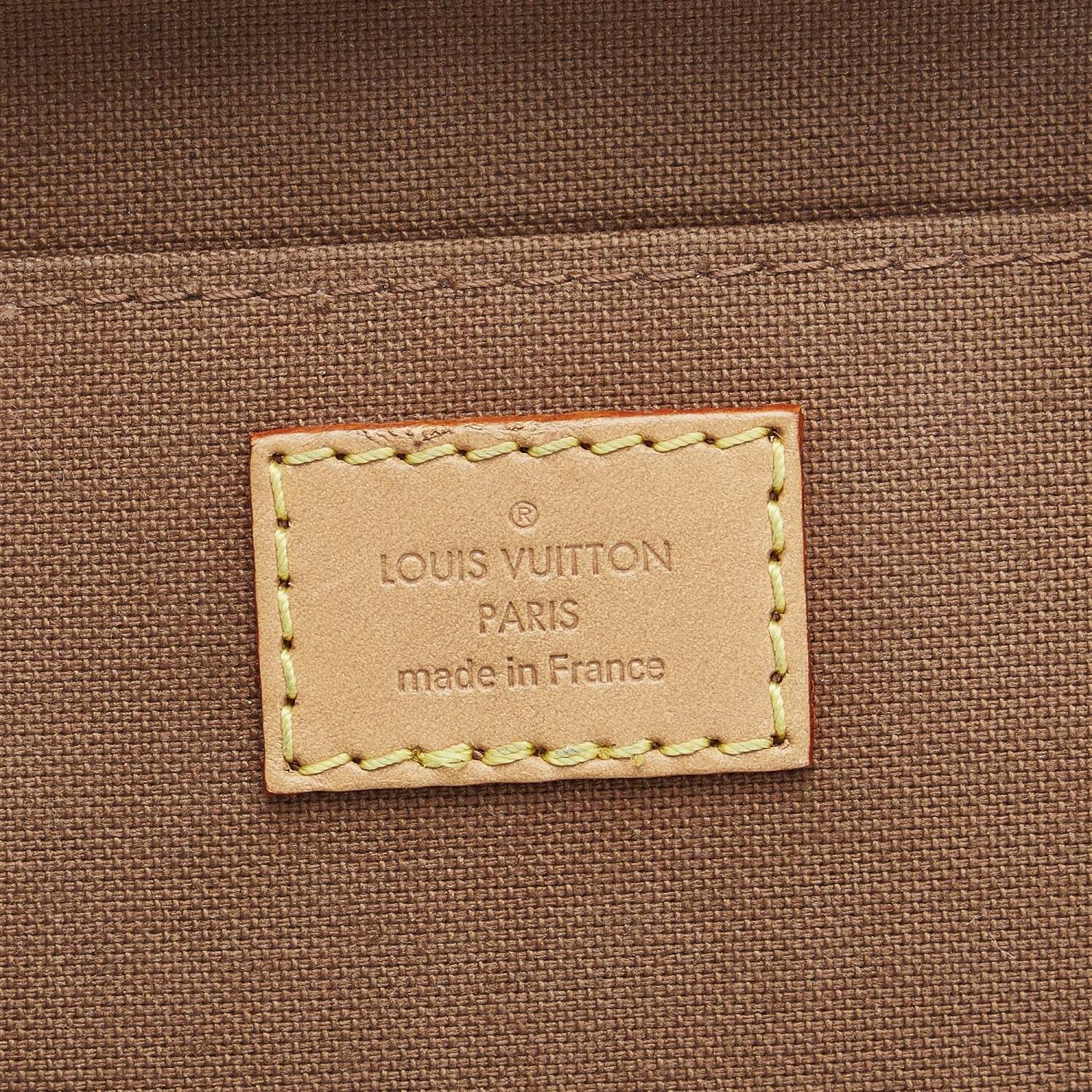 Louis Vuitton Petit Sac Plat Monogram Brown