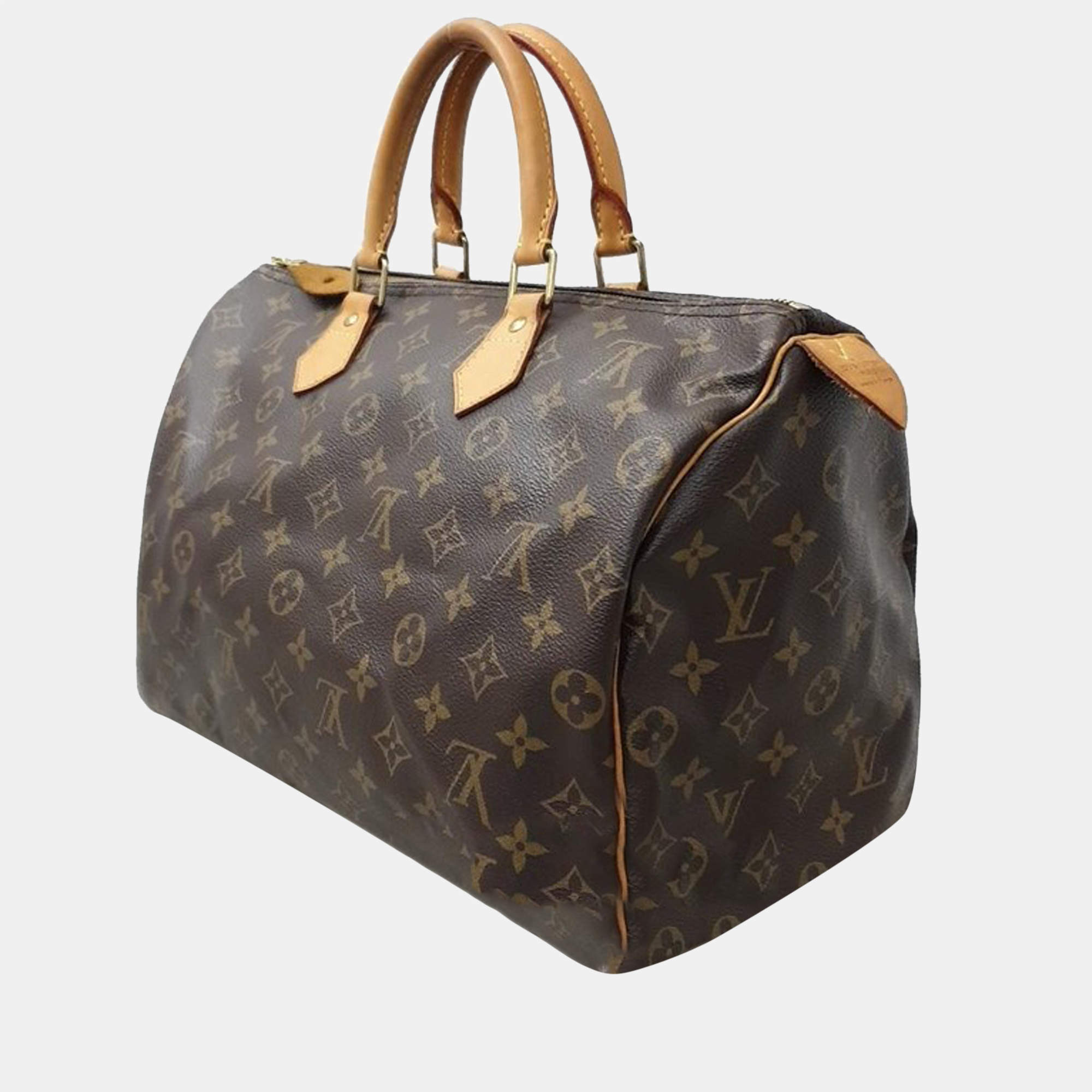 Louis Vuitton Monogram Canvas Speedy 35 Bag - Yoogi's Closet