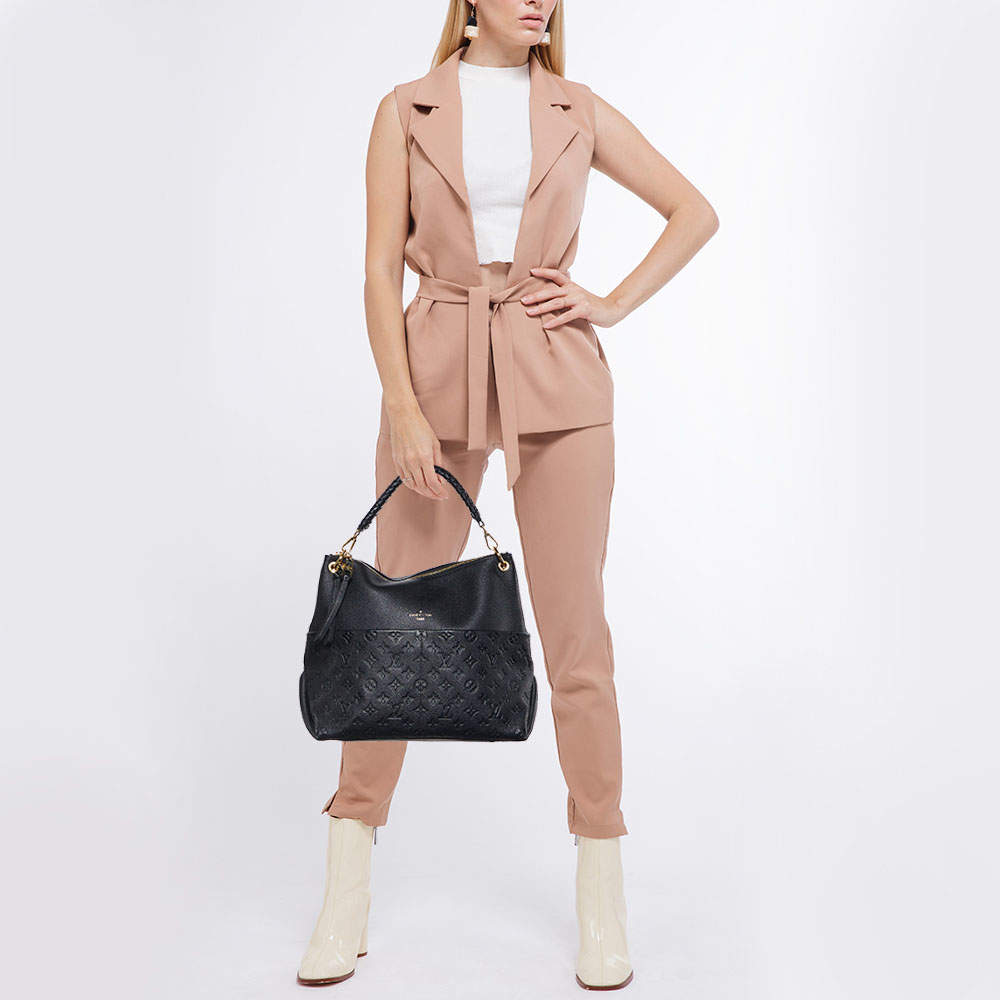Louis Vuitton Maida Hobo Monogram Empreinte Handbag Black - Excellent  Condition!