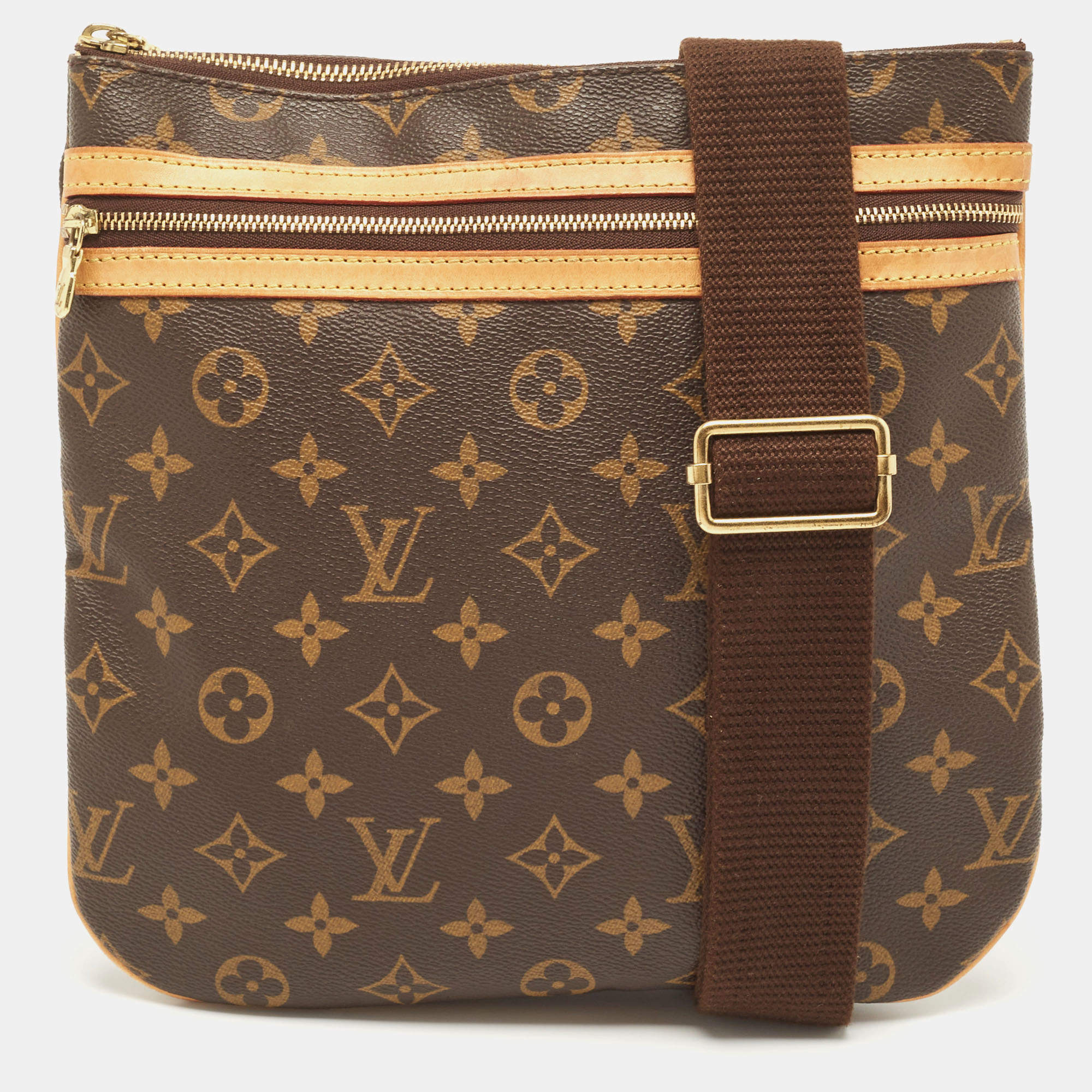 Louis Vuitton Monogram Canvas Pochette Bosphore Messenger Bag